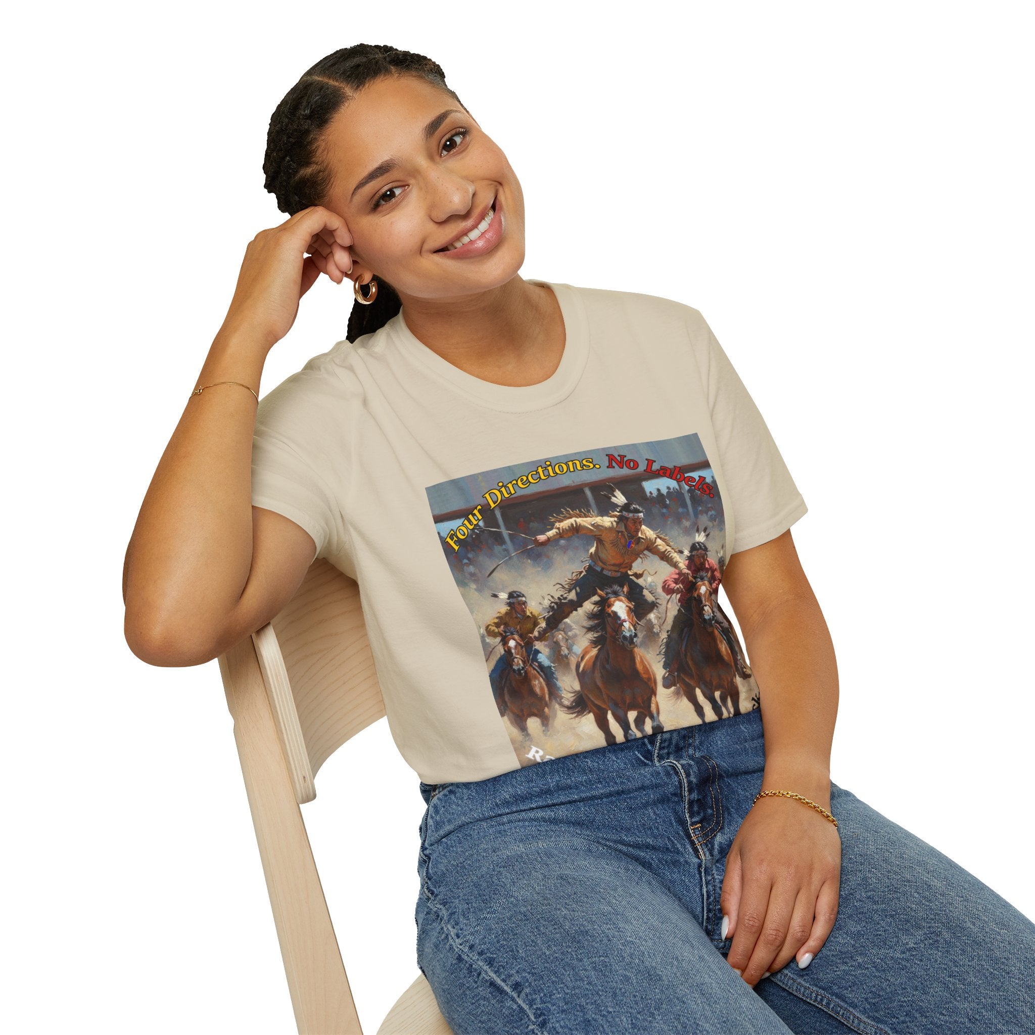 Four Colors. No Labels. Race Belongs on the Track Graphic Tee