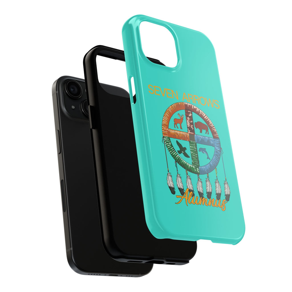 Tough Phone Case — 'Seven Arrows' Medicine Wheel Design (Alumnus)