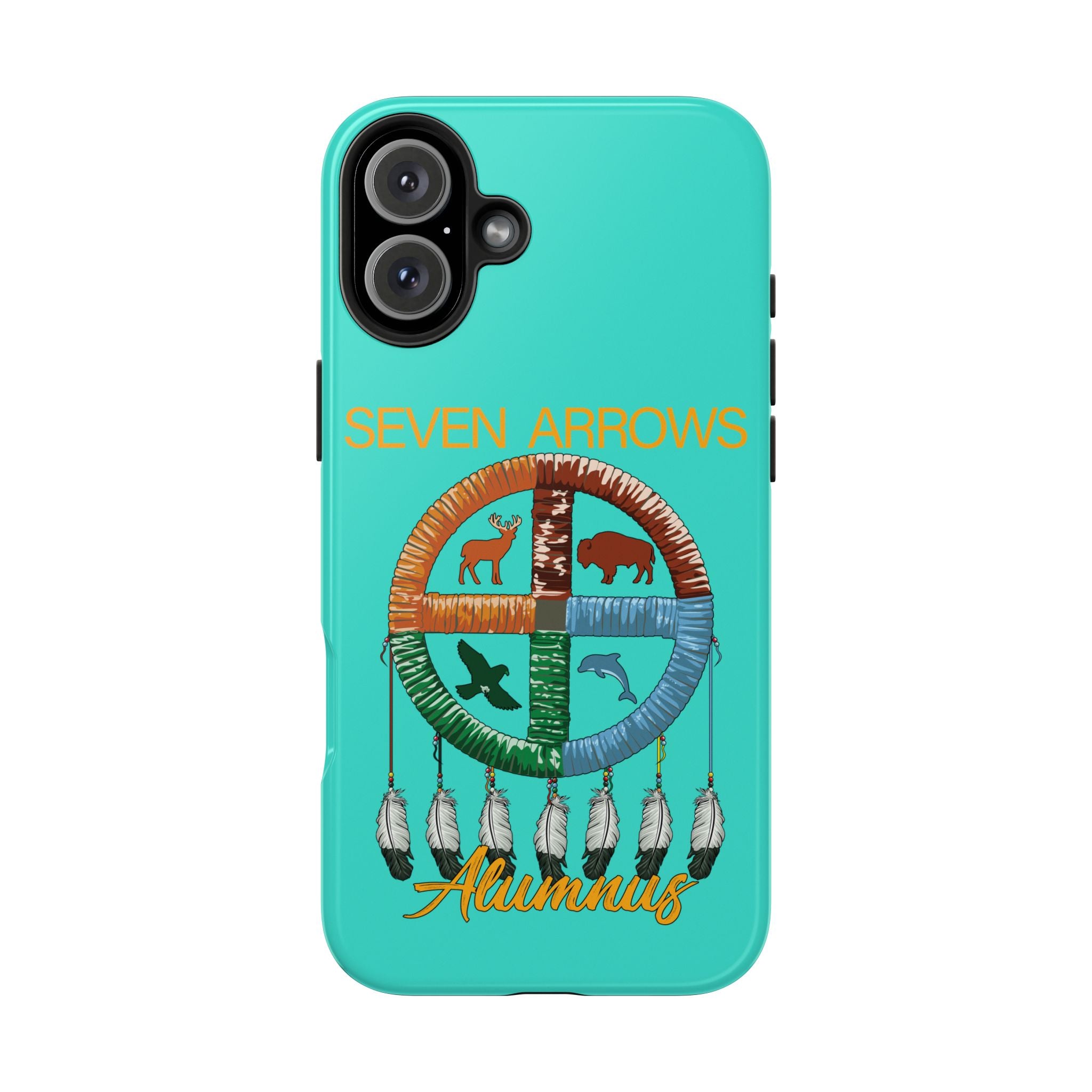 Tough Phone Case — 'Seven Arrows' Medicine Wheel Design (Alumnus)
