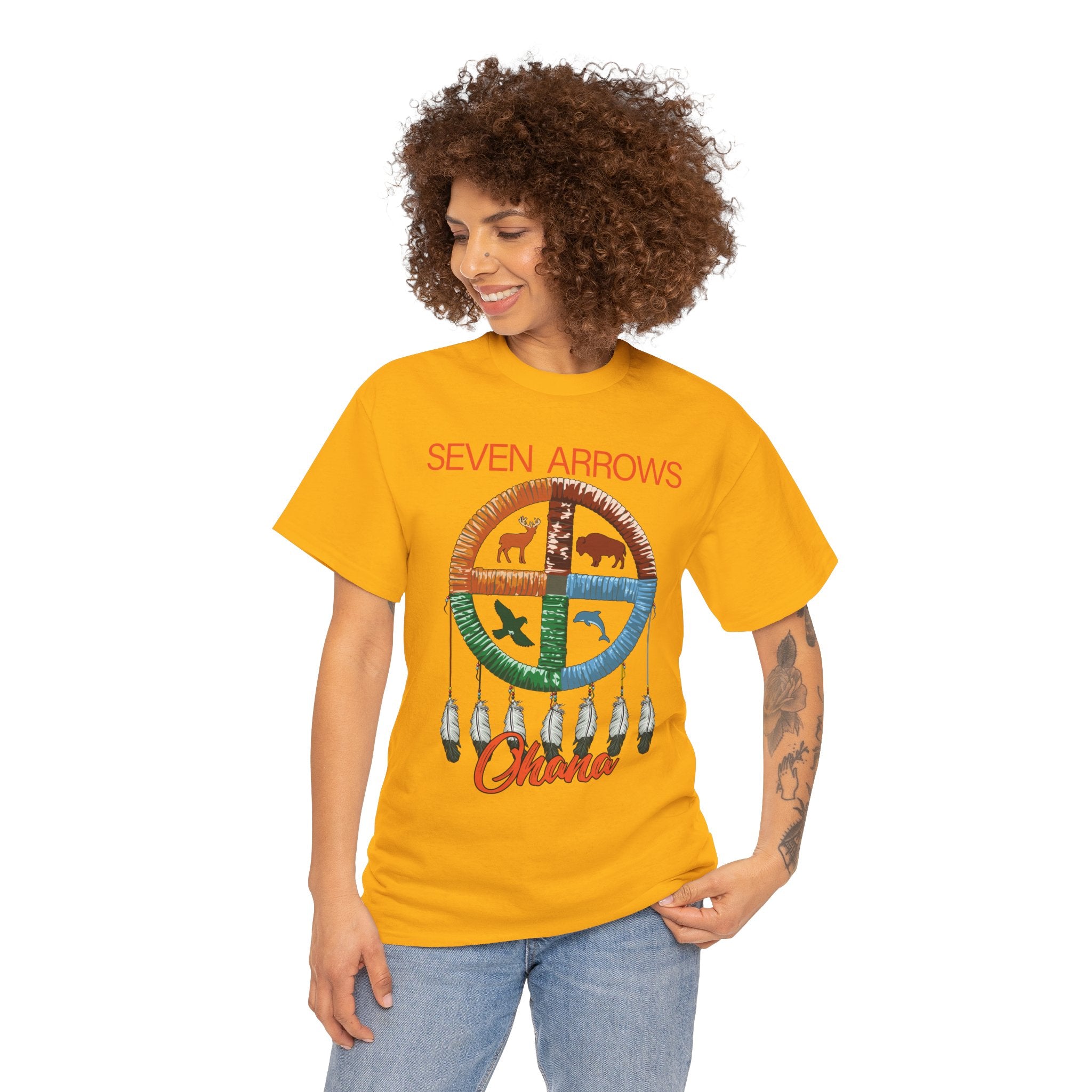 Seven Arrows Ohana — Medicine Wheel Graphic Tee