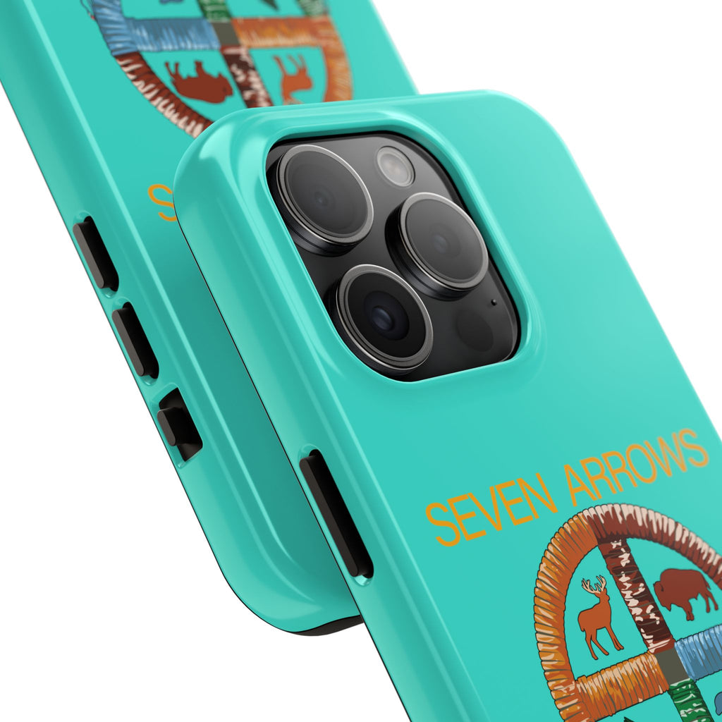 Tough Phone Case — 'Seven Arrows' Medicine Wheel Design (Alumnus)