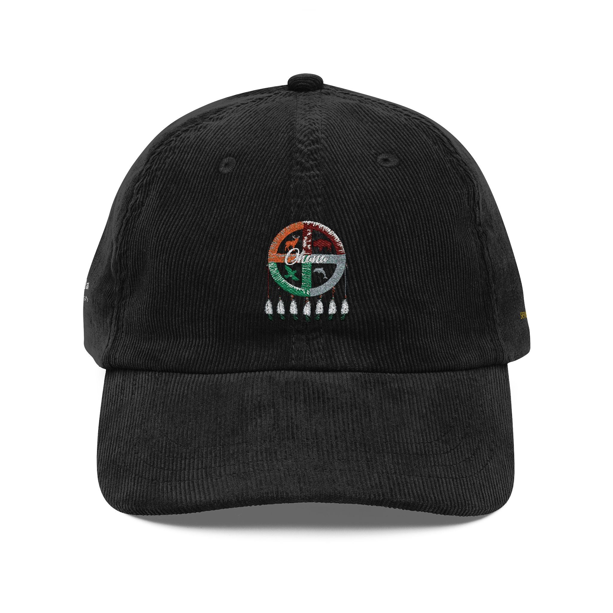 Embroidered Vintage Corduroy Cap — Seven Arrows - Wakhanla