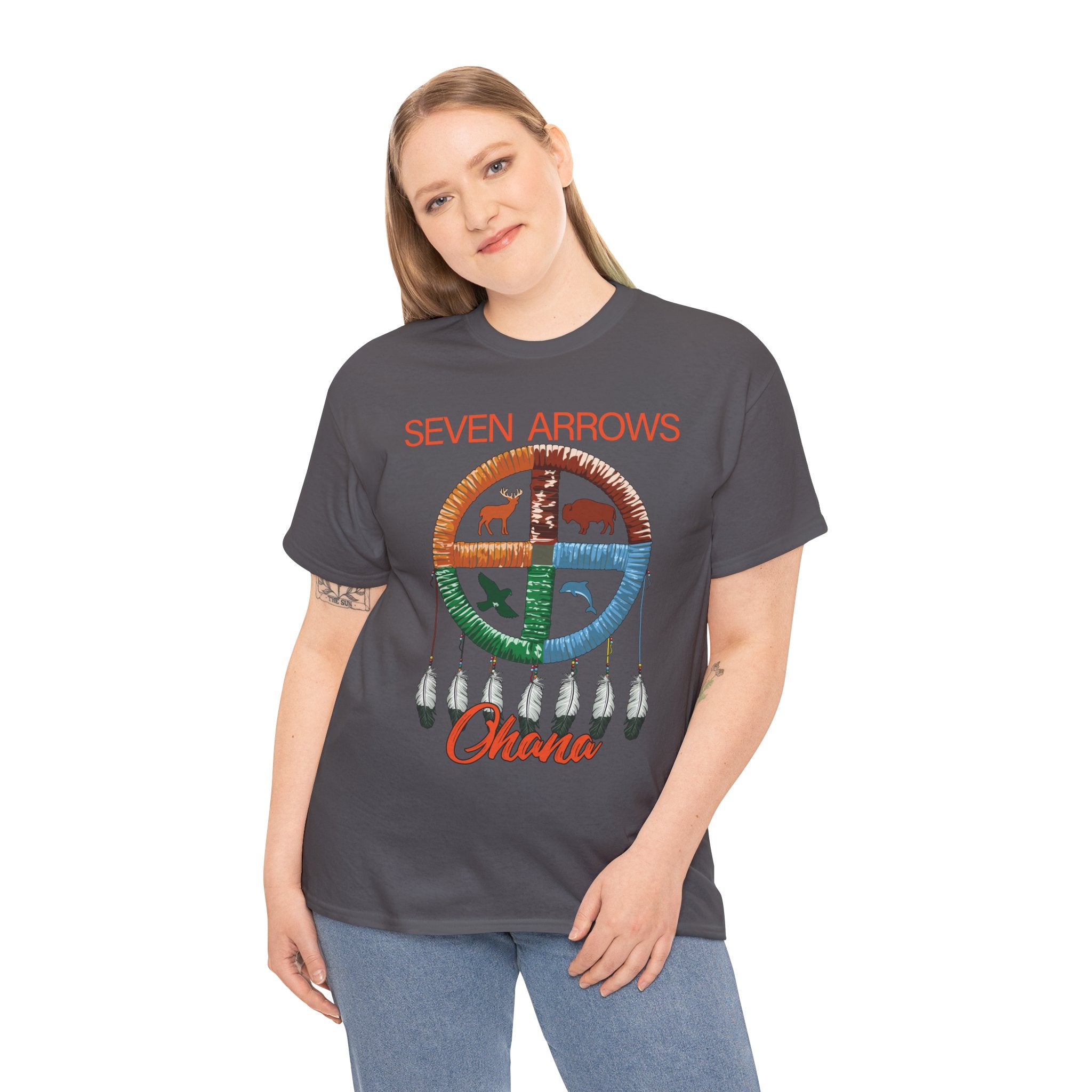 Seven Arrows Ohana — Medicine Wheel Graphic Tee