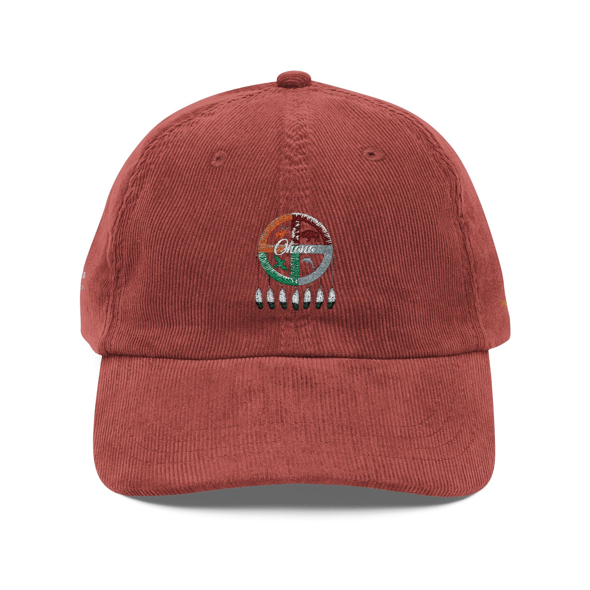Embroidered Vintage Corduroy Cap — Seven Arrows - Wakhanla