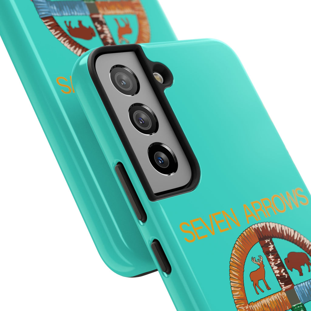 Tough Phone Case — 'Seven Arrows' Medicine Wheel Design (Alumnus)
