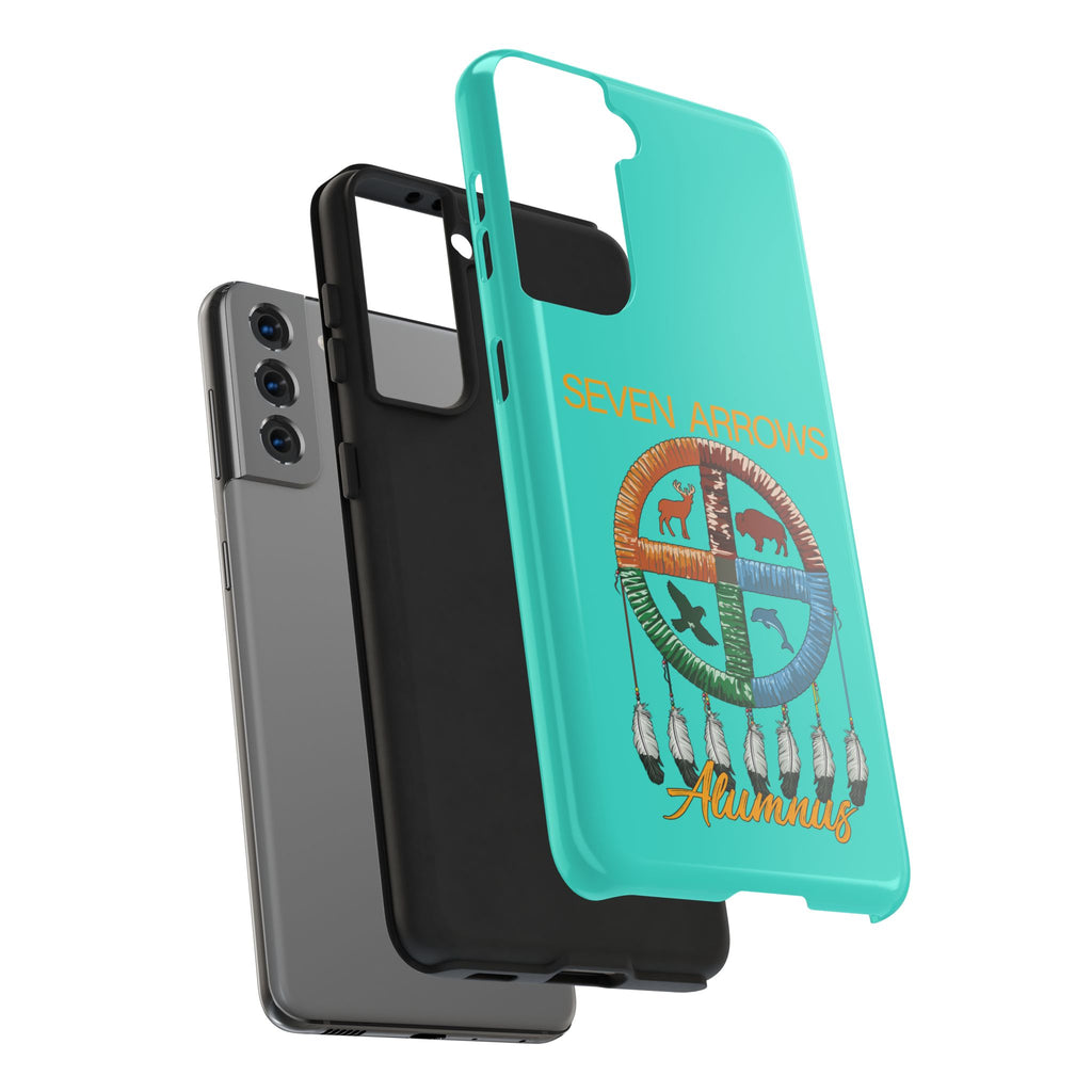 Tough Phone Case — 'Seven Arrows' Medicine Wheel Design (Alumnus)