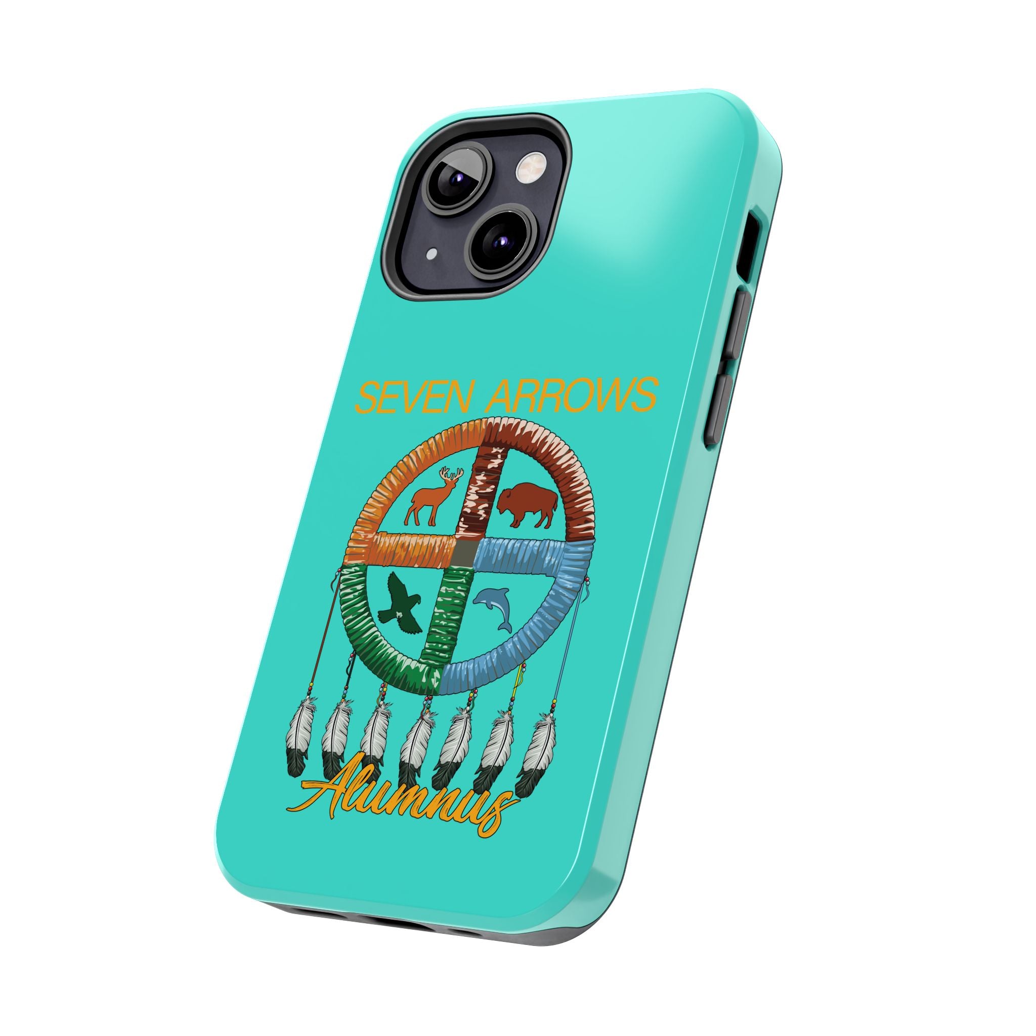 Tough Phone Case — 'Seven Arrows' Medicine Wheel Design (Alumnus)