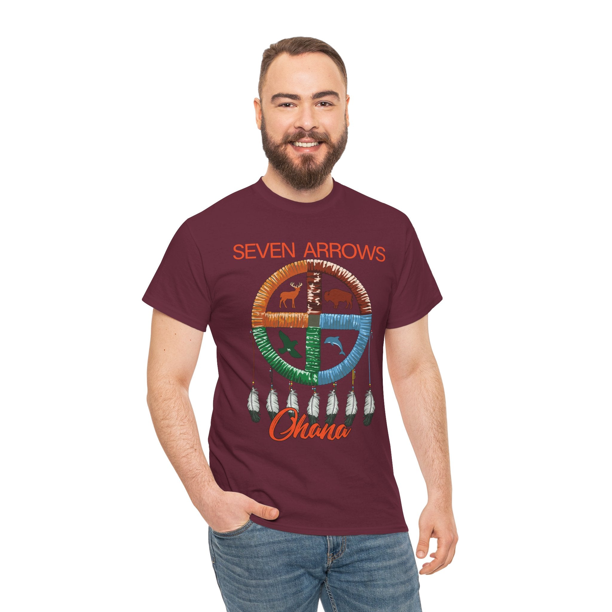 Seven Arrows Ohana — Medicine Wheel Graphic Tee