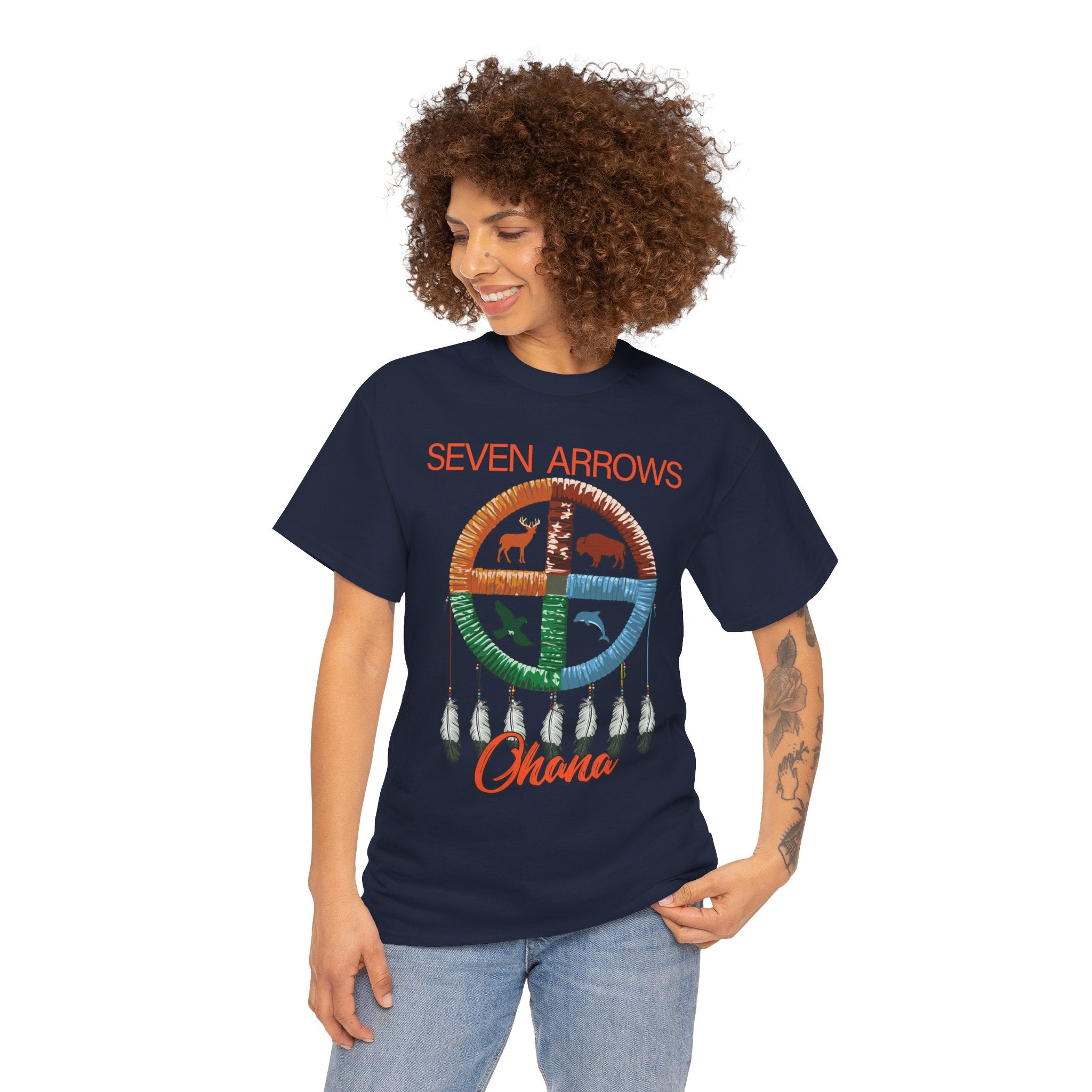 Seven Arrows Ohana — Medicine Wheel Graphic Tee