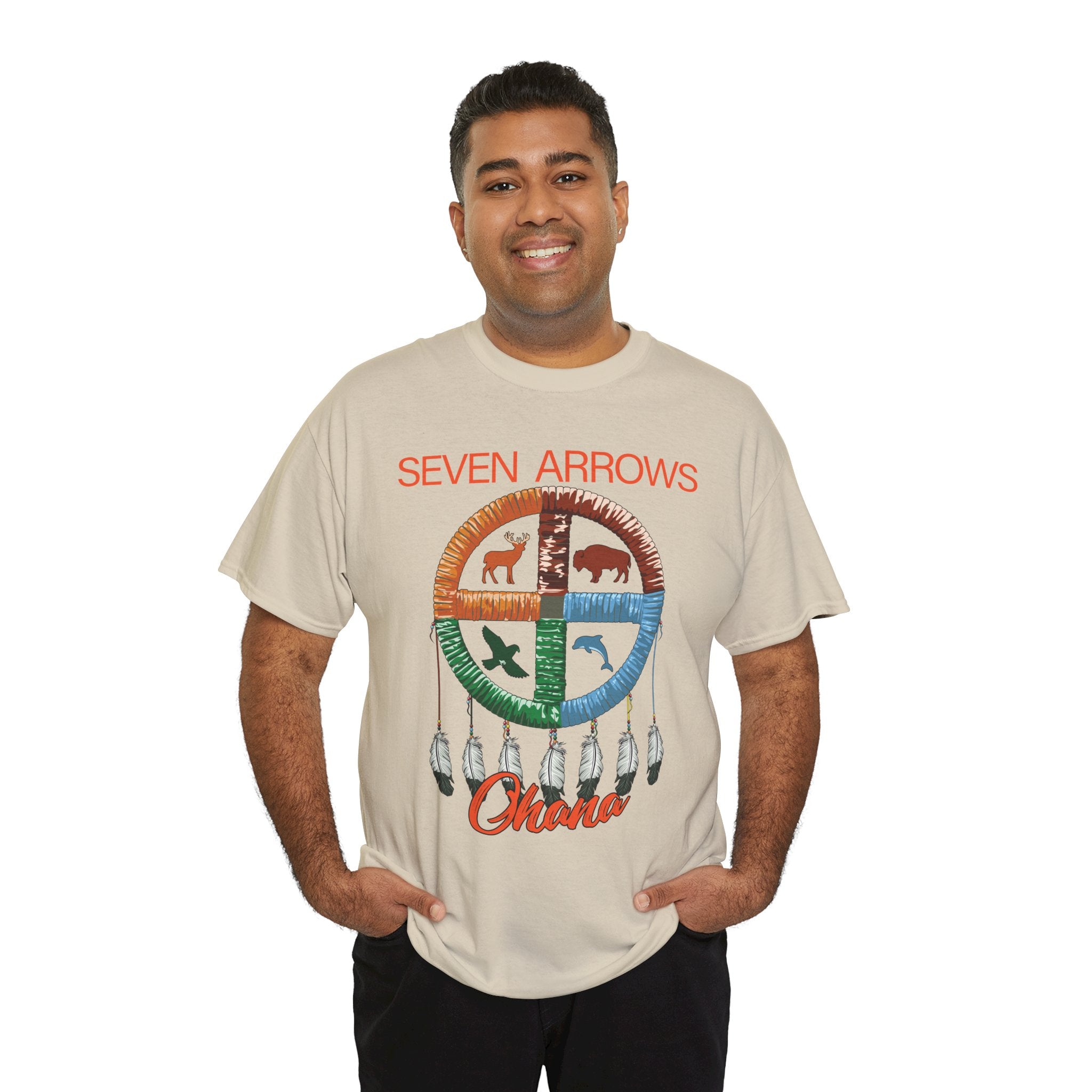 Seven Arrows Ohana — Medicine Wheel Graphic Tee