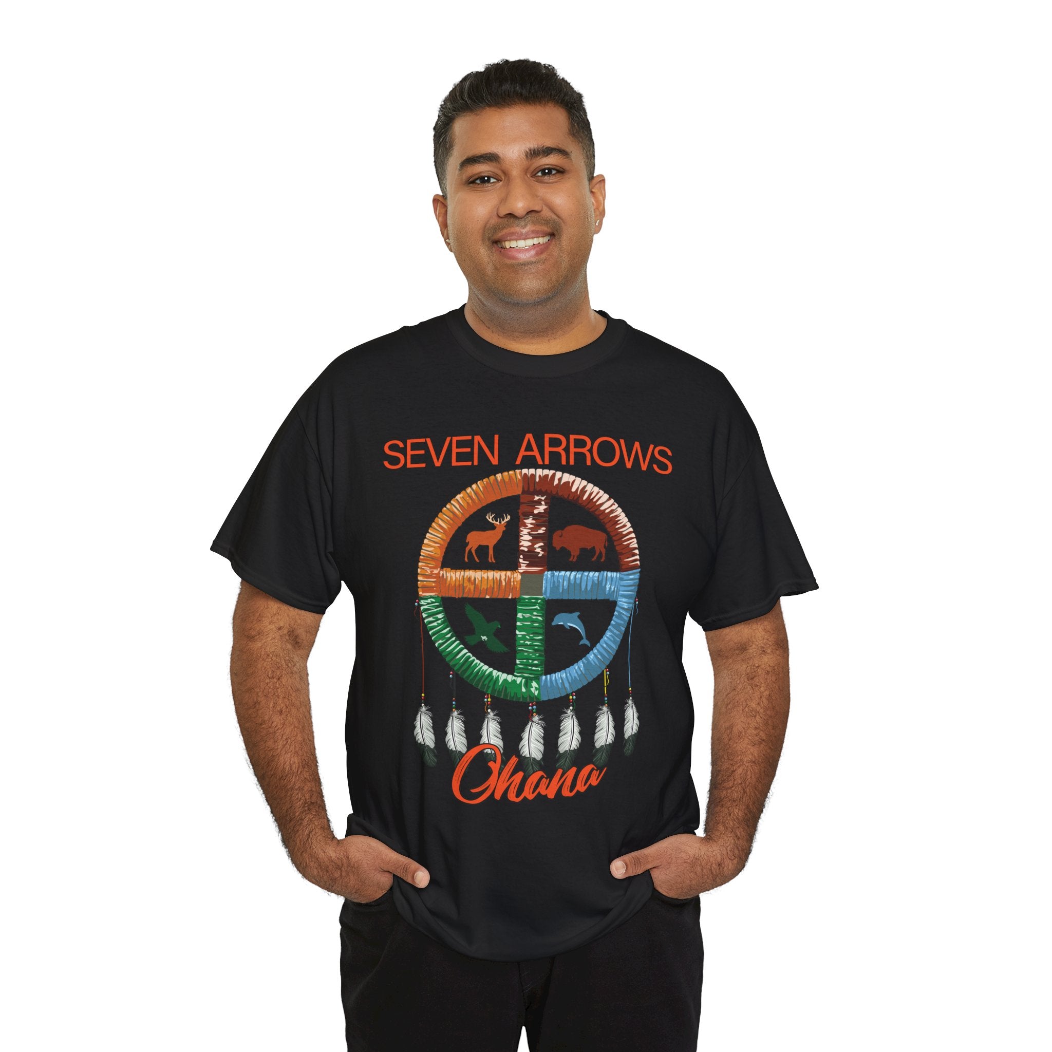 Seven Arrows Ohana — Medicine Wheel Graphic Tee