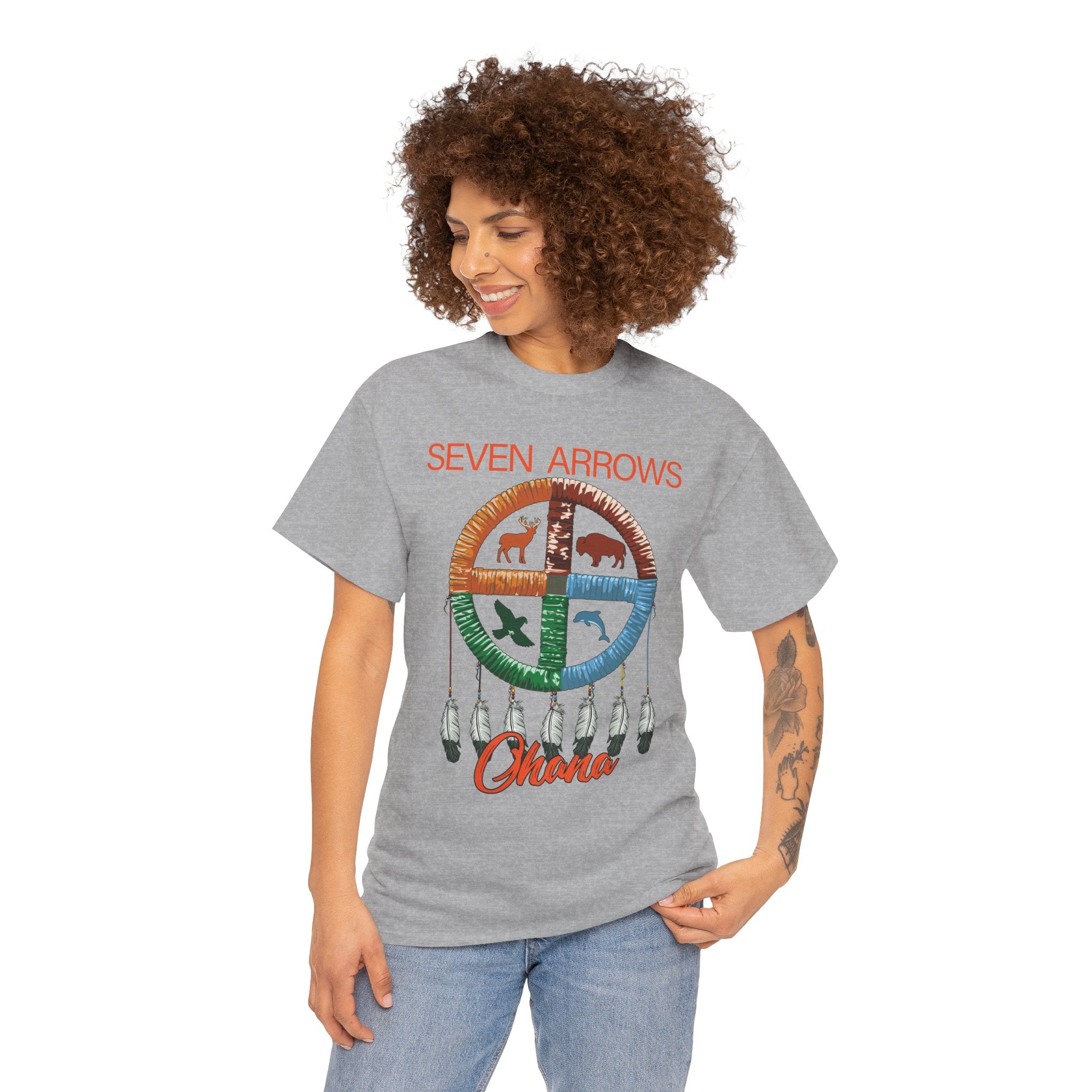 Seven Arrows Ohana — Medicine Wheel Graphic Tee
