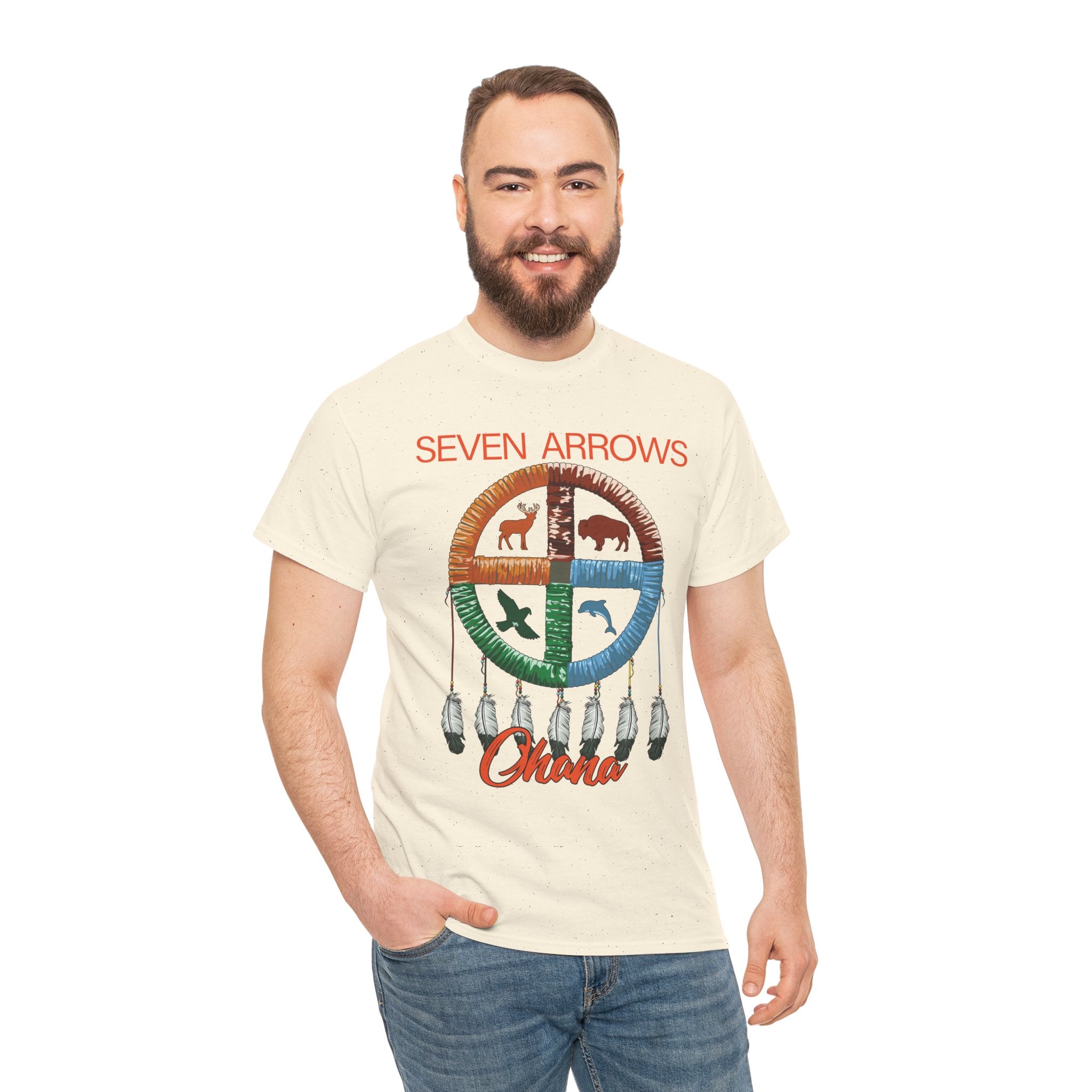 Seven Arrows Ohana — Medicine Wheel Graphic Tee
