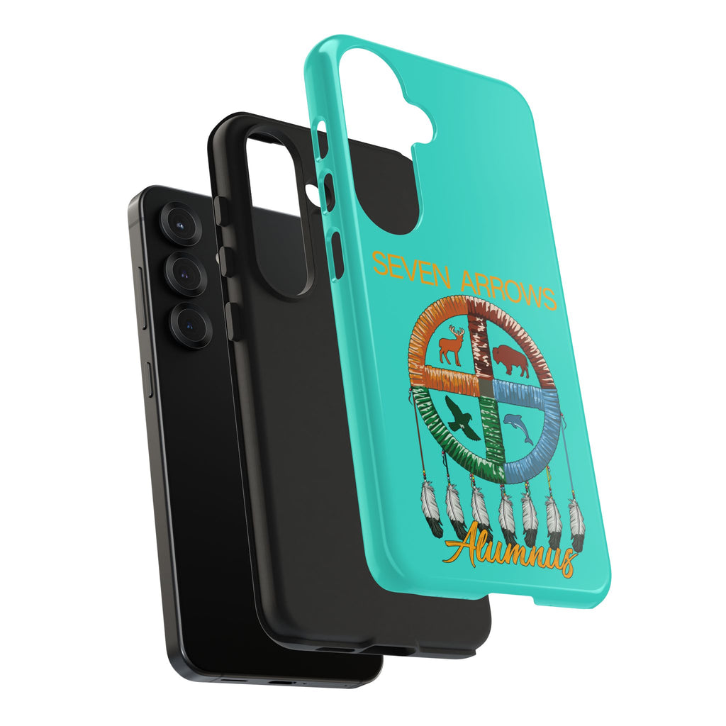 Tough Phone Case — 'Seven Arrows' Medicine Wheel Design (Alumnus)
