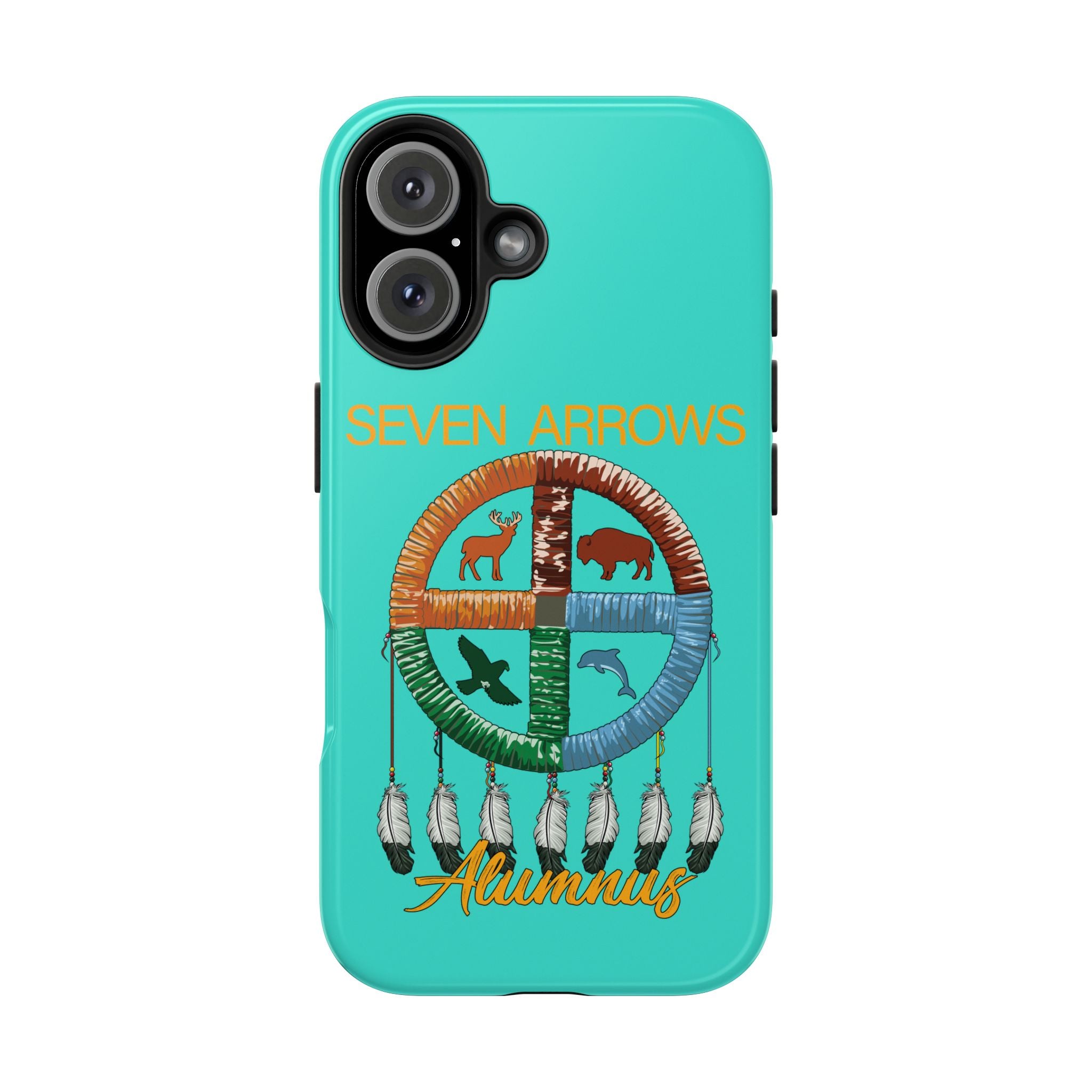 Tough Phone Case — 'Seven Arrows' Medicine Wheel Design (Alumnus)