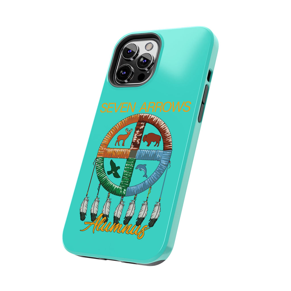 Tough Phone Case — 'Seven Arrows' Medicine Wheel Design (Alumnus)