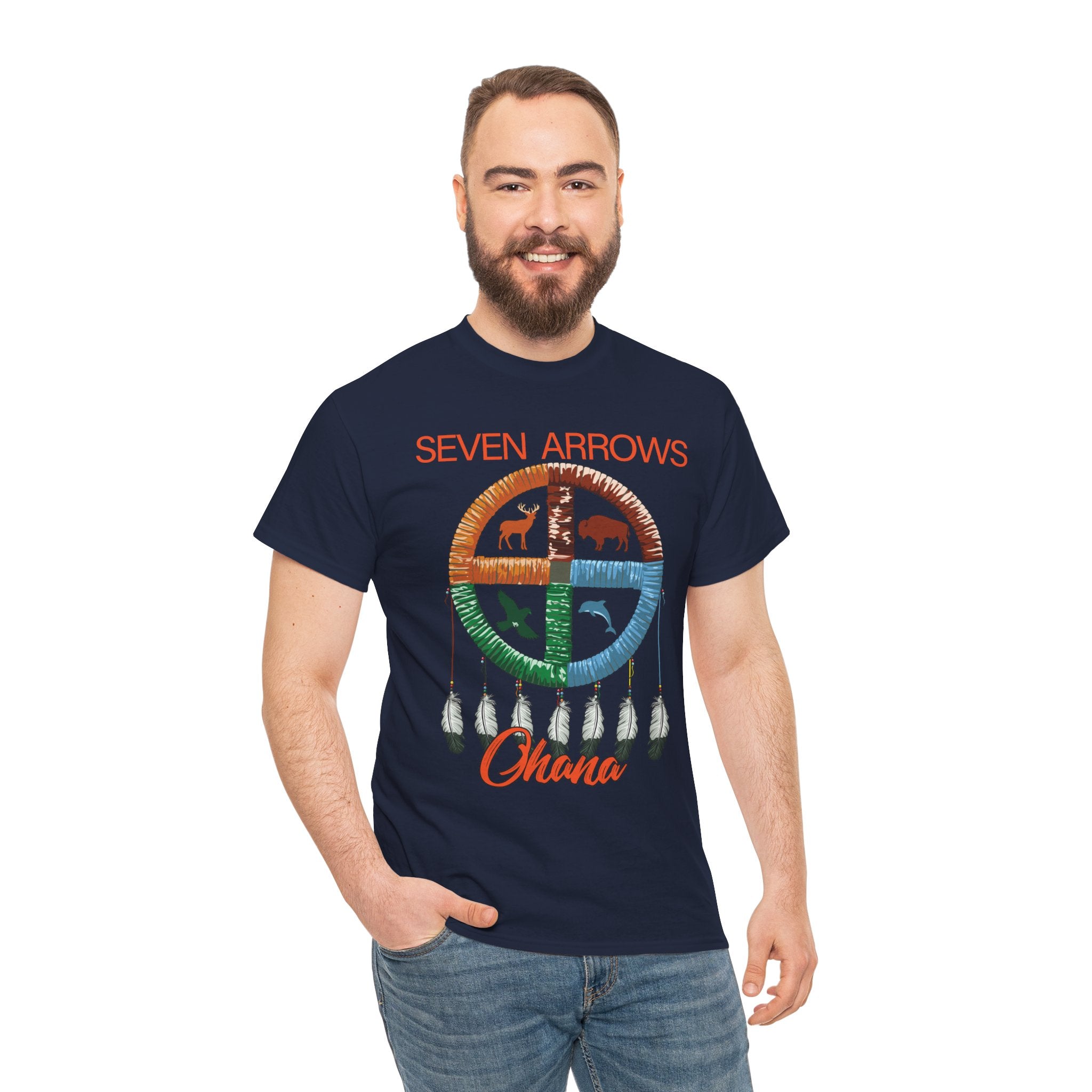 Seven Arrows Ohana — Medicine Wheel Graphic Tee