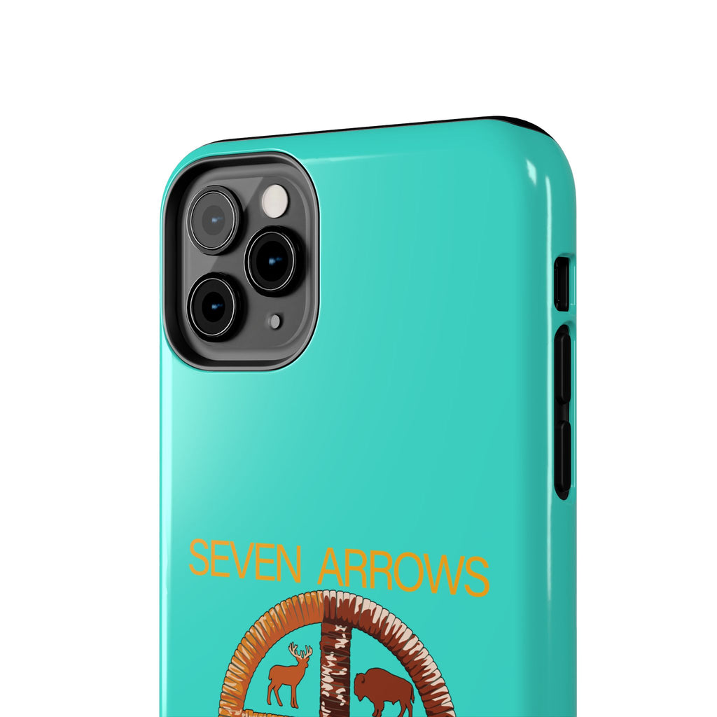 Tough Phone Case — 'Seven Arrows' Medicine Wheel Design (Alumnus)