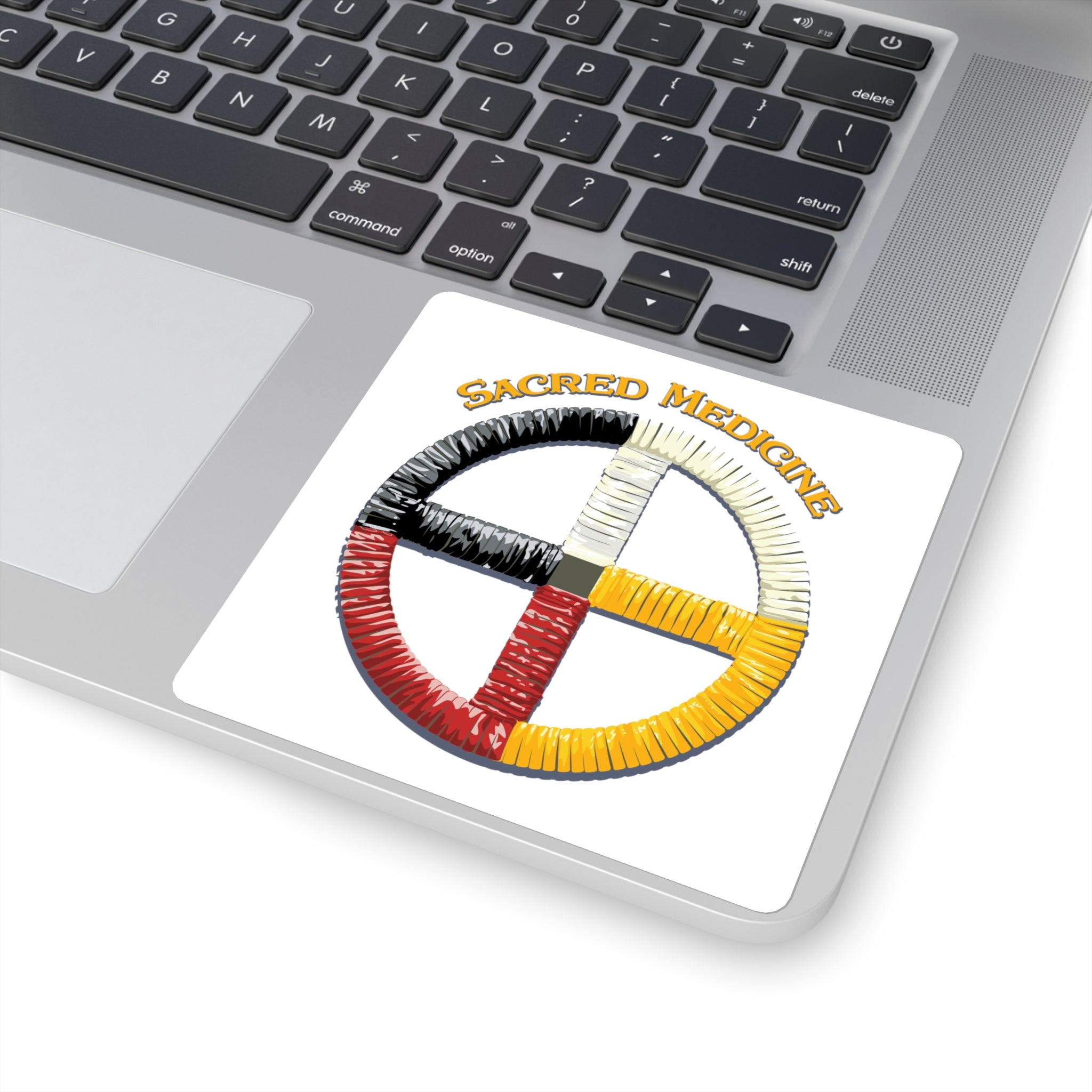 Ojibwe* Medicine Wheel Square Sticker ON SALE 10% OFF!