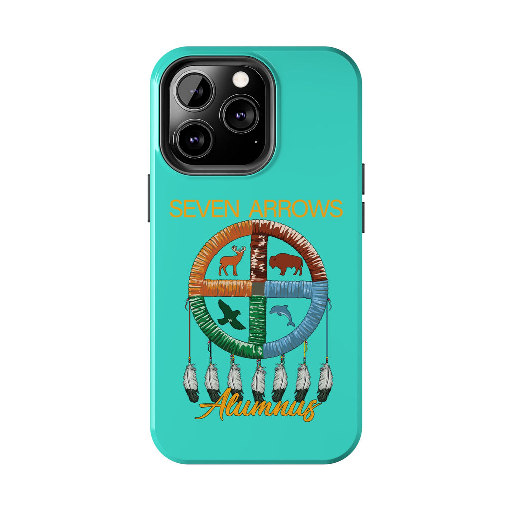 Tough Phone Case — 'Seven Arrows' Medicine Wheel Design (Alumnus)