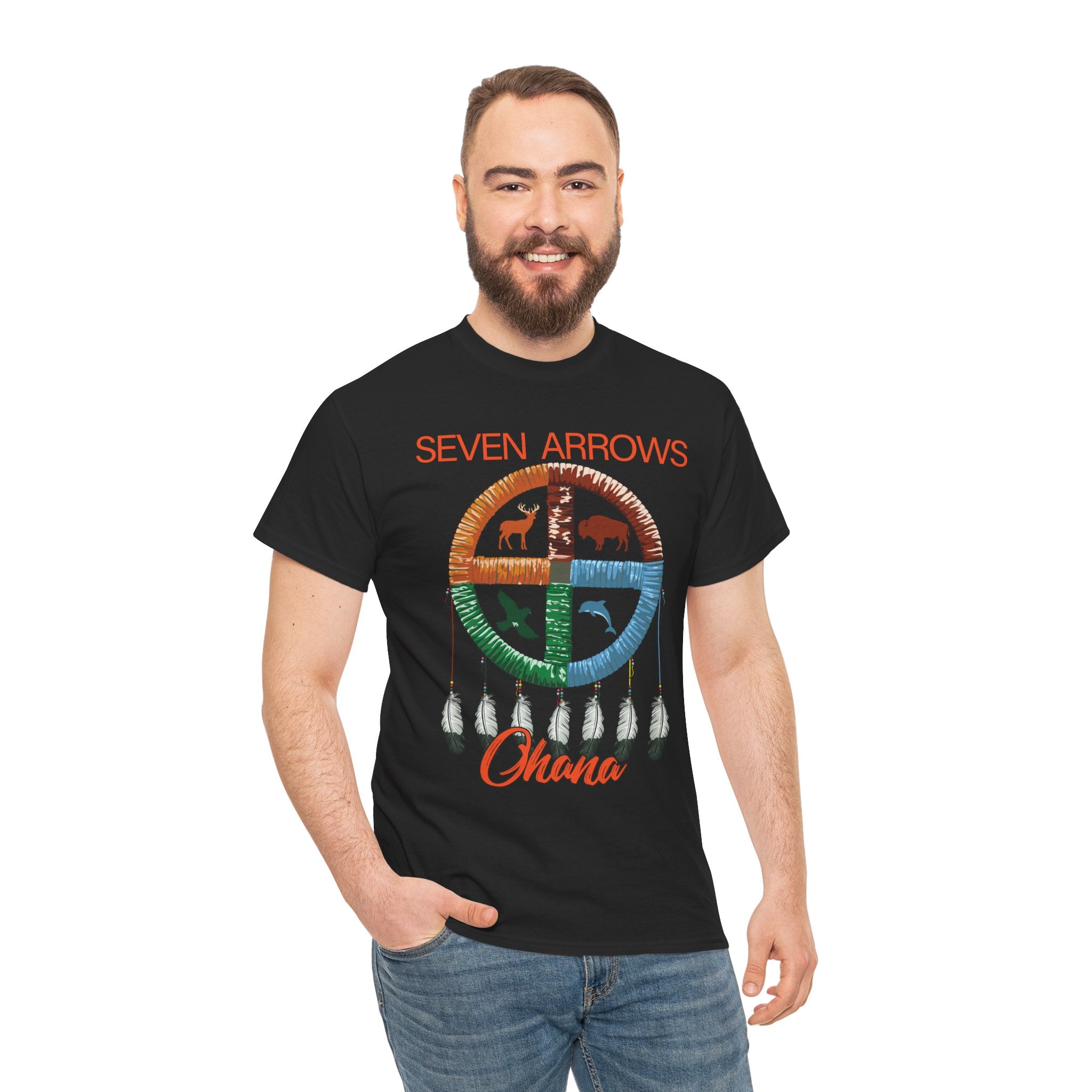 Seven Arrows Ohana — Medicine Wheel Graphic Tee
