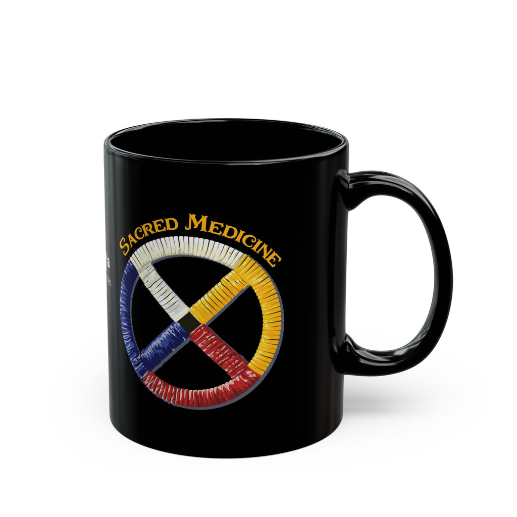 Cheyenne* Style Porcupine Quill Medicine Wheel Mug (11oz/15oz)