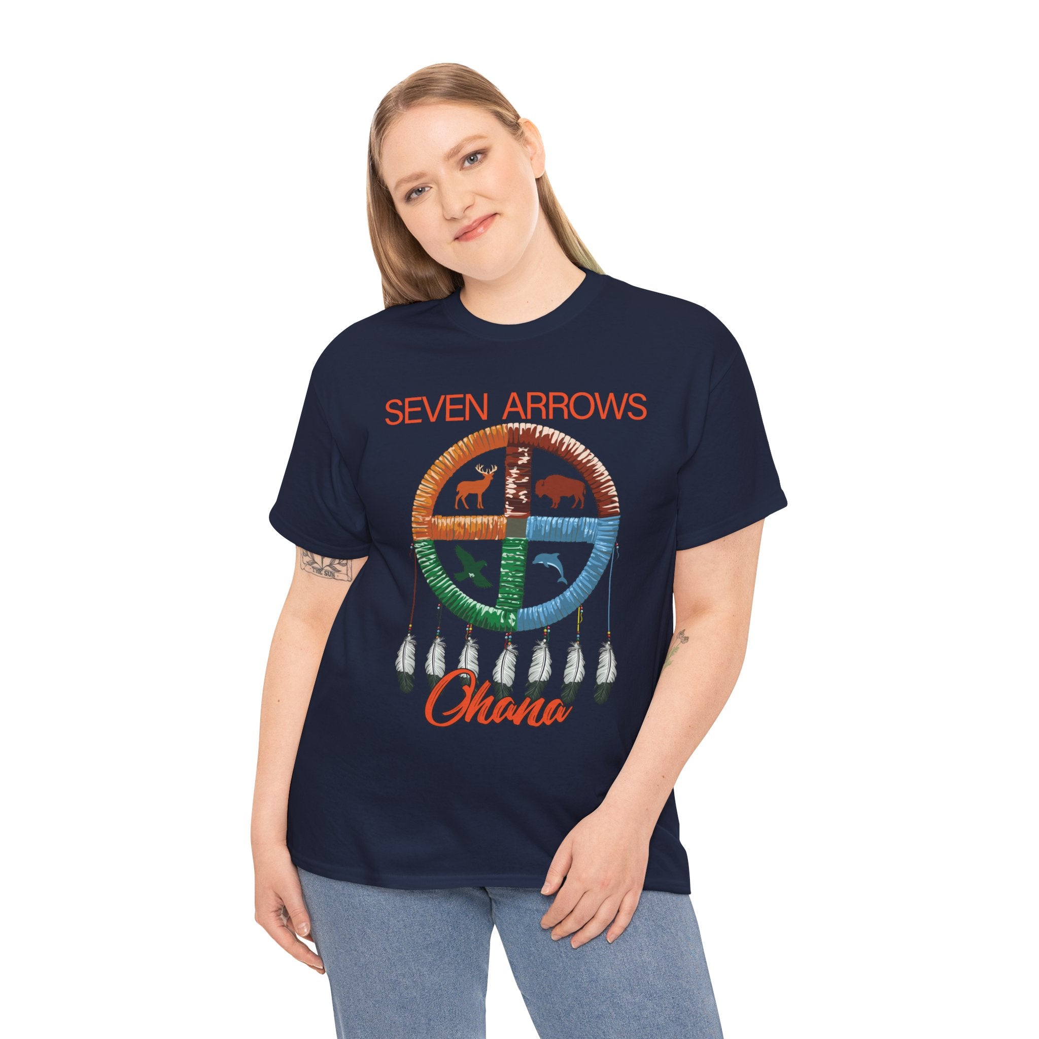 Seven Arrows Ohana — Medicine Wheel Graphic Tee