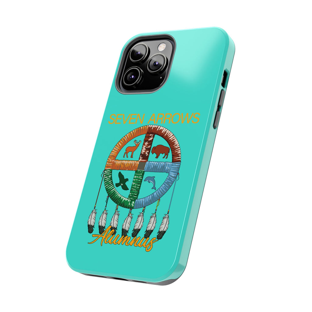 Tough Phone Case — 'Seven Arrows' Medicine Wheel Design (Alumnus)