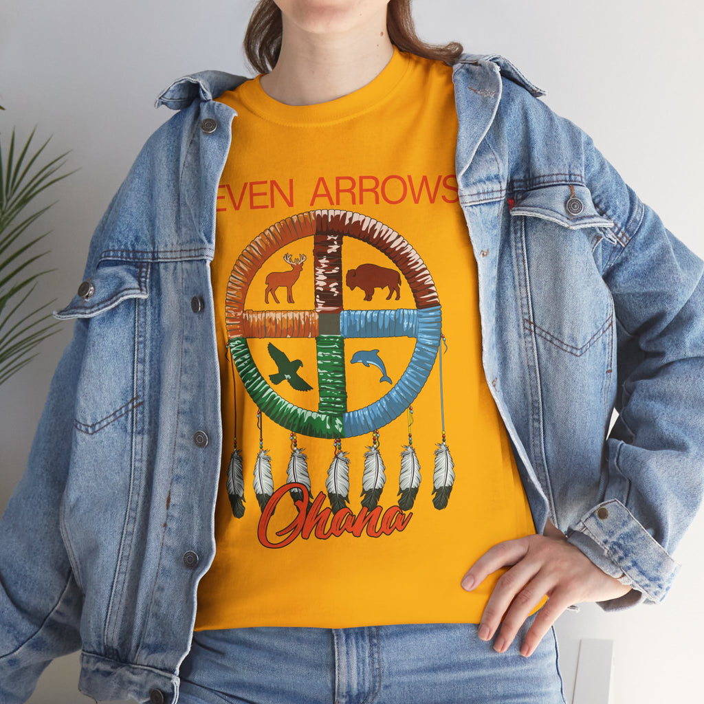 Seven Arrows Ohana — Medicine Wheel Graphic Tee