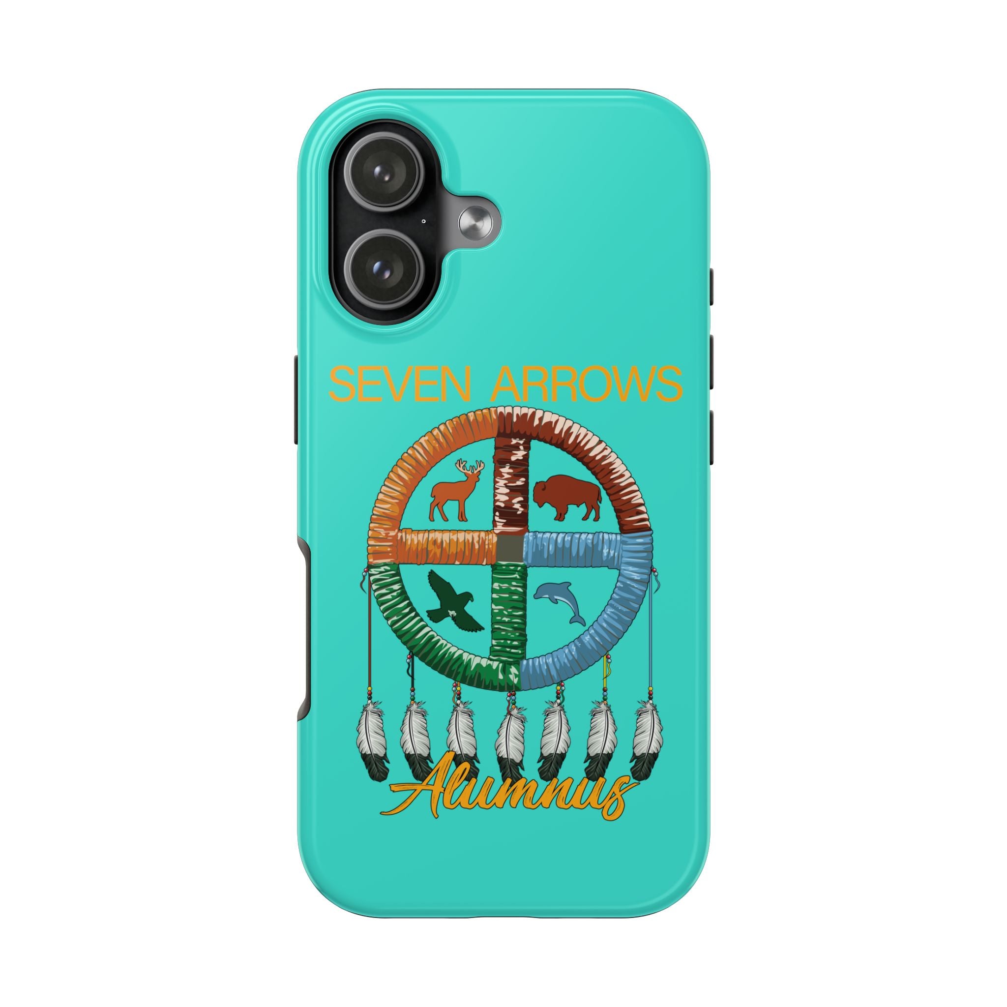 Tough Phone Case — 'Seven Arrows' Medicine Wheel Design (Alumnus)