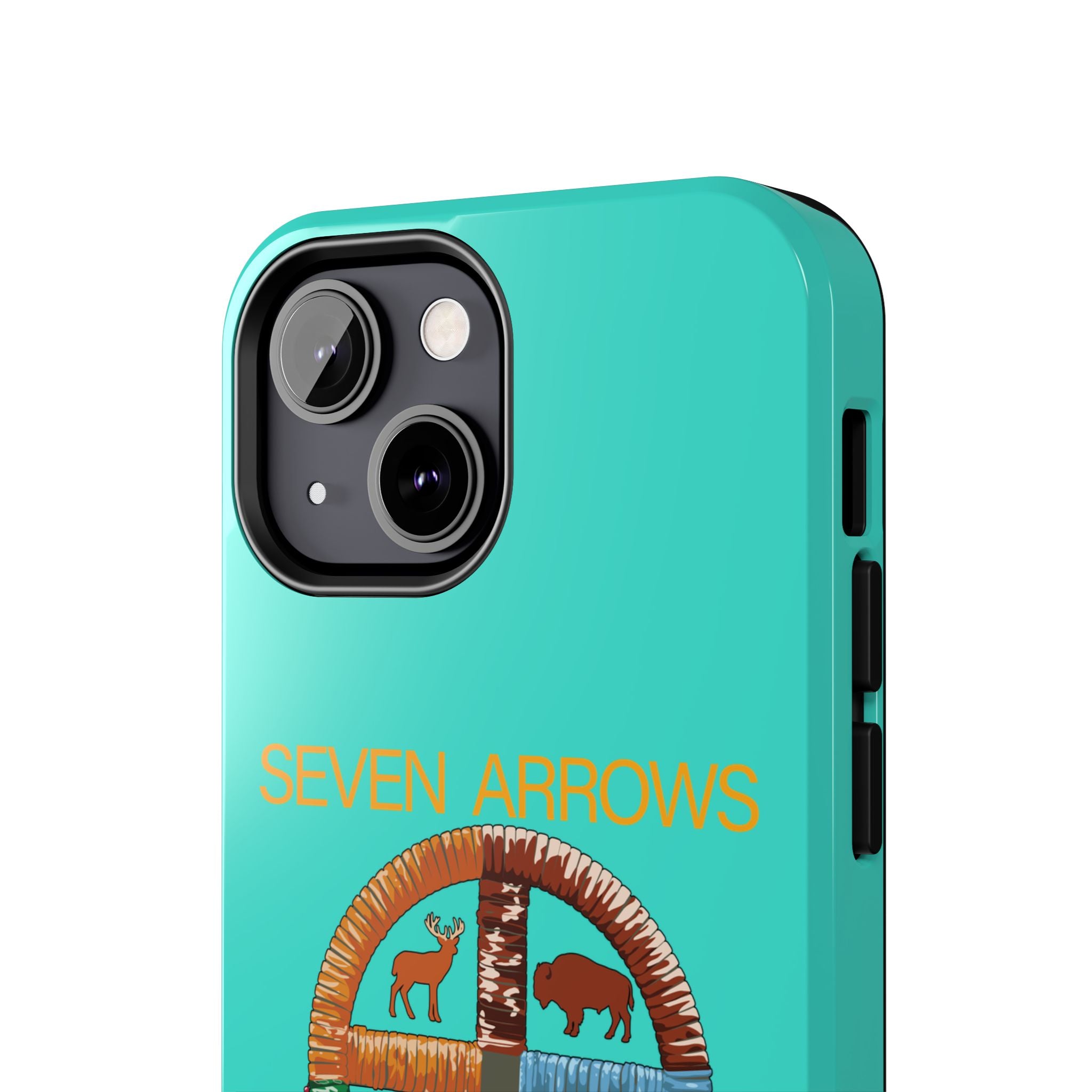 Tough Phone Case — 'Seven Arrows' Medicine Wheel Design (Alumnus)