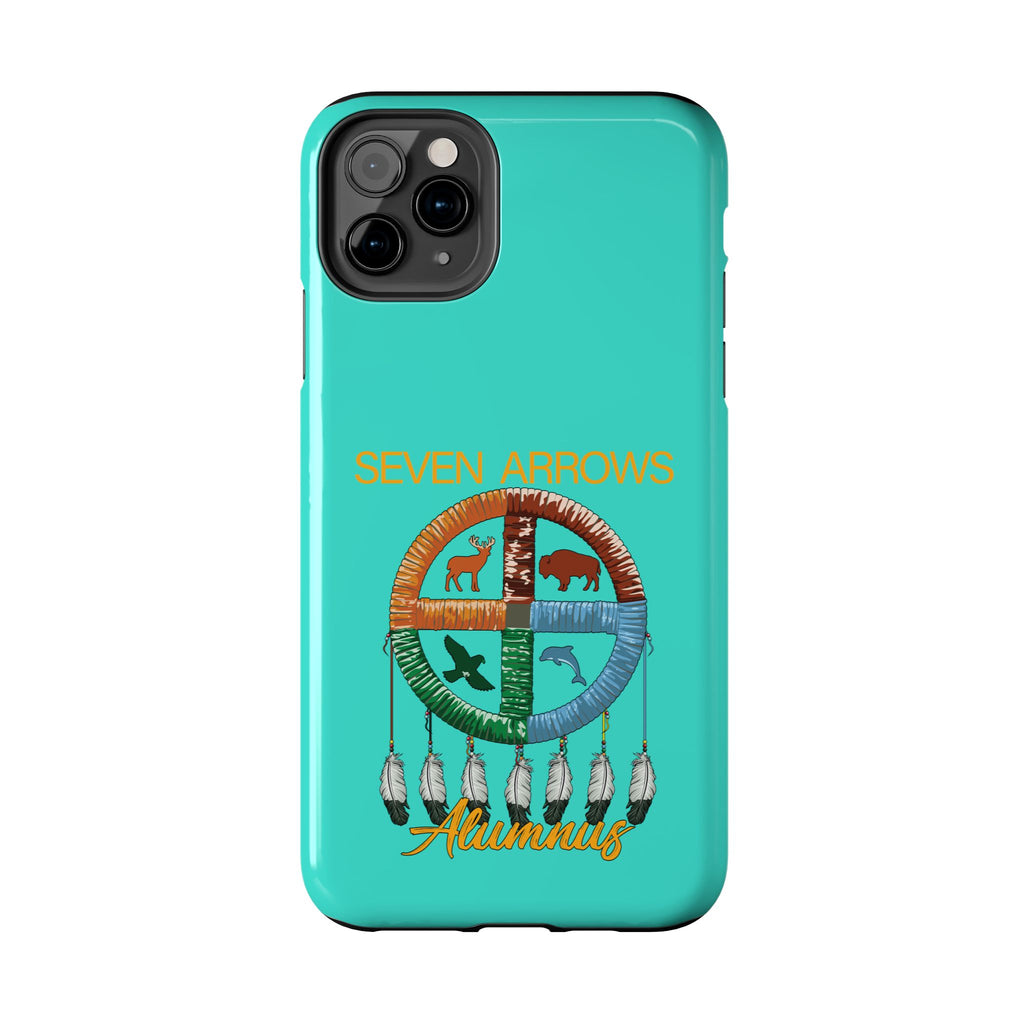 Tough Phone Case — 'Seven Arrows' Medicine Wheel Design (Alumnus)