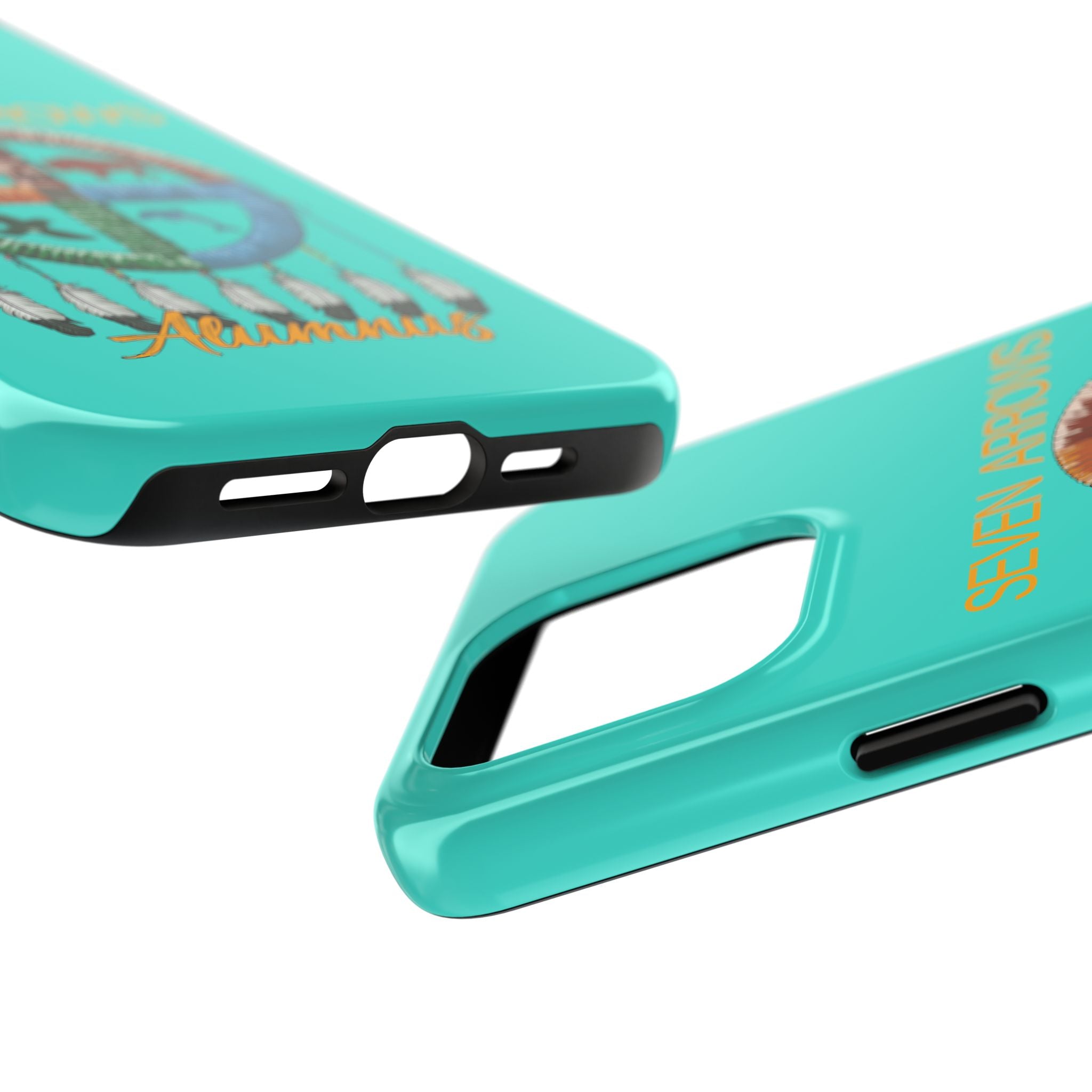Tough Phone Case — 'Seven Arrows' Medicine Wheel Design (Alumnus)