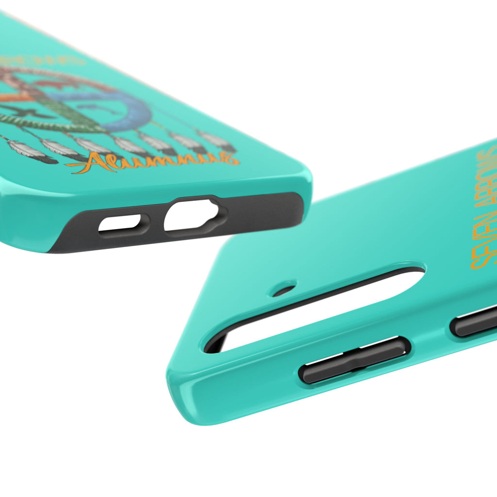Tough Phone Case — 'Seven Arrows' Medicine Wheel Design (Alumnus)