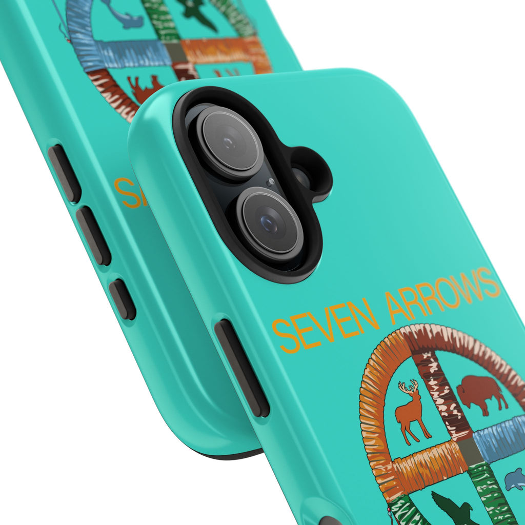 Tough Phone Case — 'Seven Arrows' Medicine Wheel Design (Alumnus)