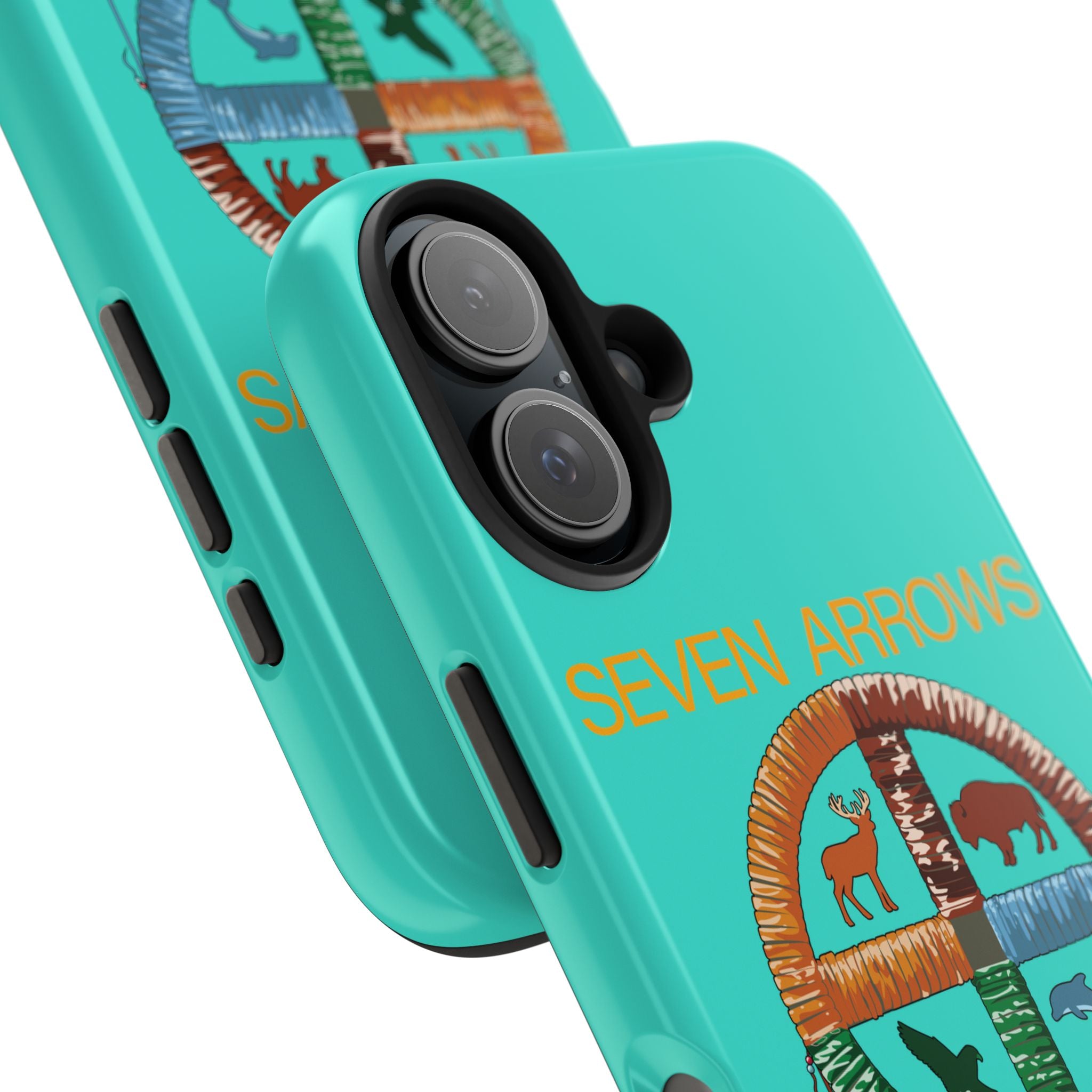 Tough Phone Case — 'Seven Arrows' Medicine Wheel Design (Alumnus)