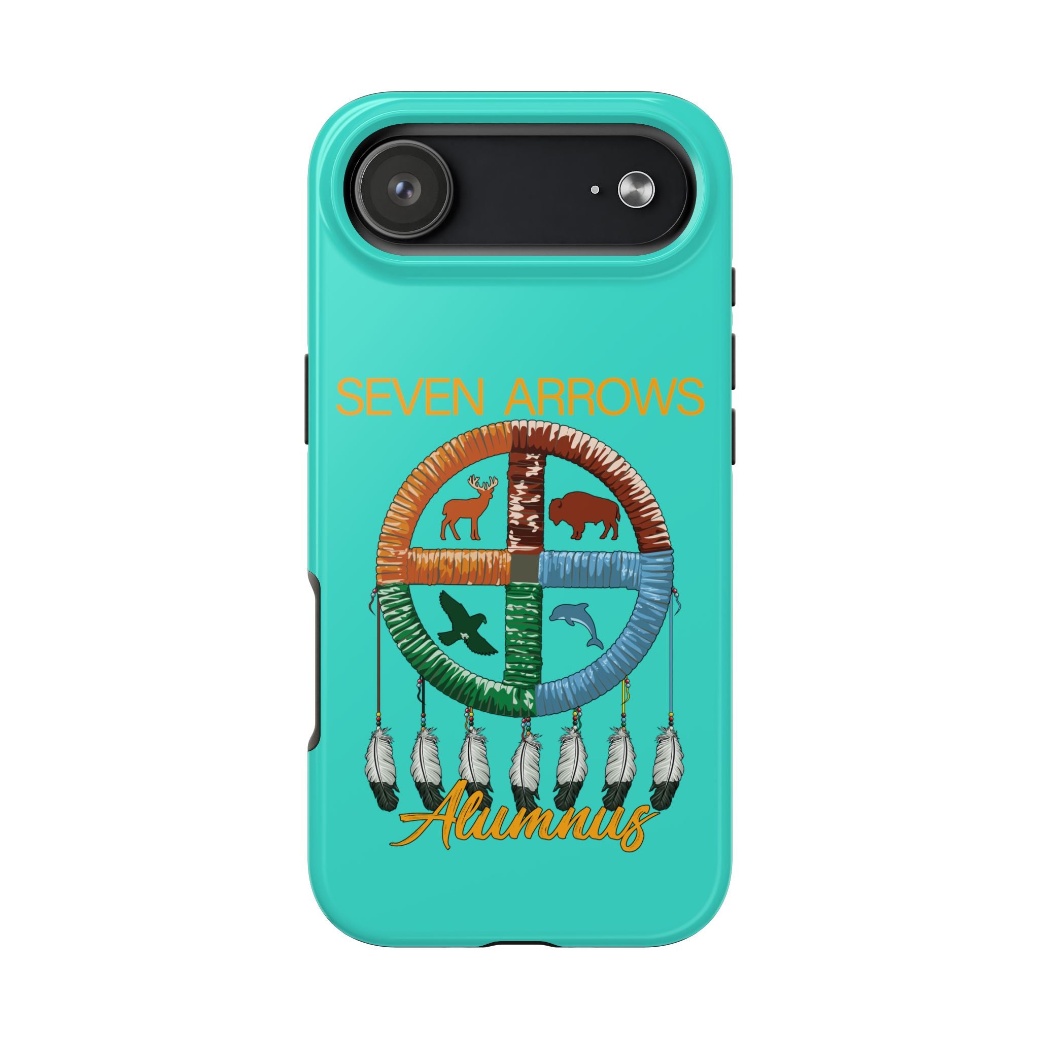Tough Phone Case — 'Seven Arrows' Medicine Wheel Design (Alumnus)
