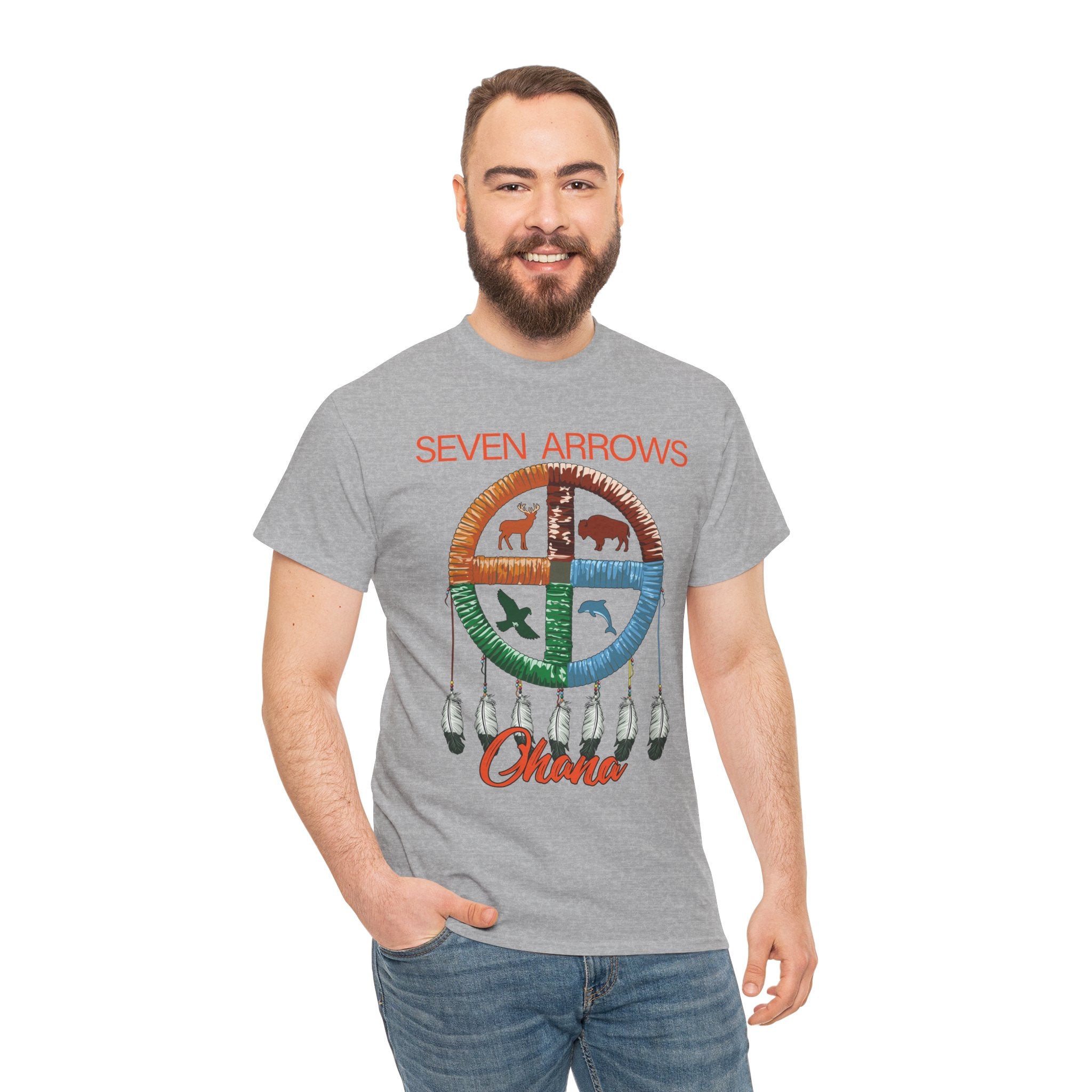 Seven Arrows Ohana — Medicine Wheel Graphic Tee