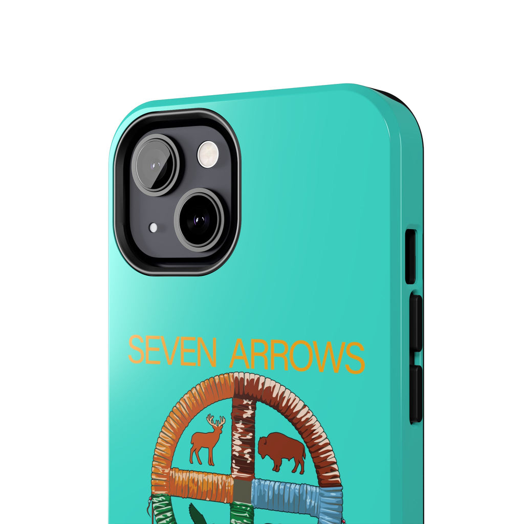 Tough Phone Case — 'Seven Arrows' Medicine Wheel Design (Alumnus)