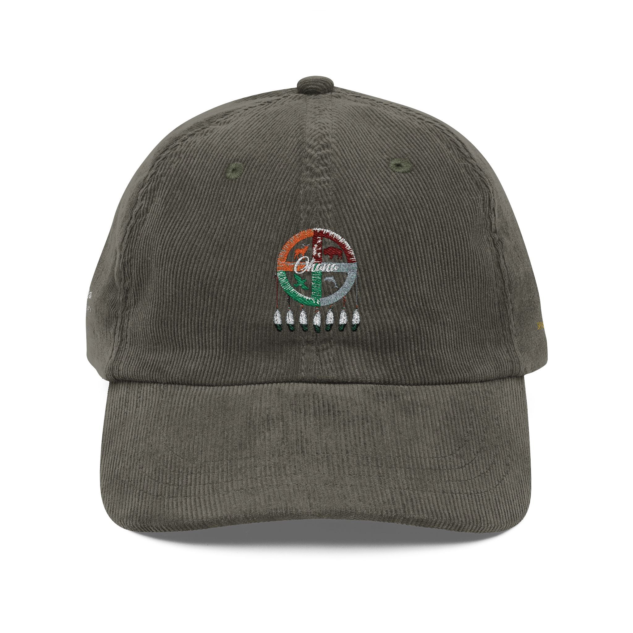 Embroidered Vintage Corduroy Cap — Seven Arrows - Wakhanla
