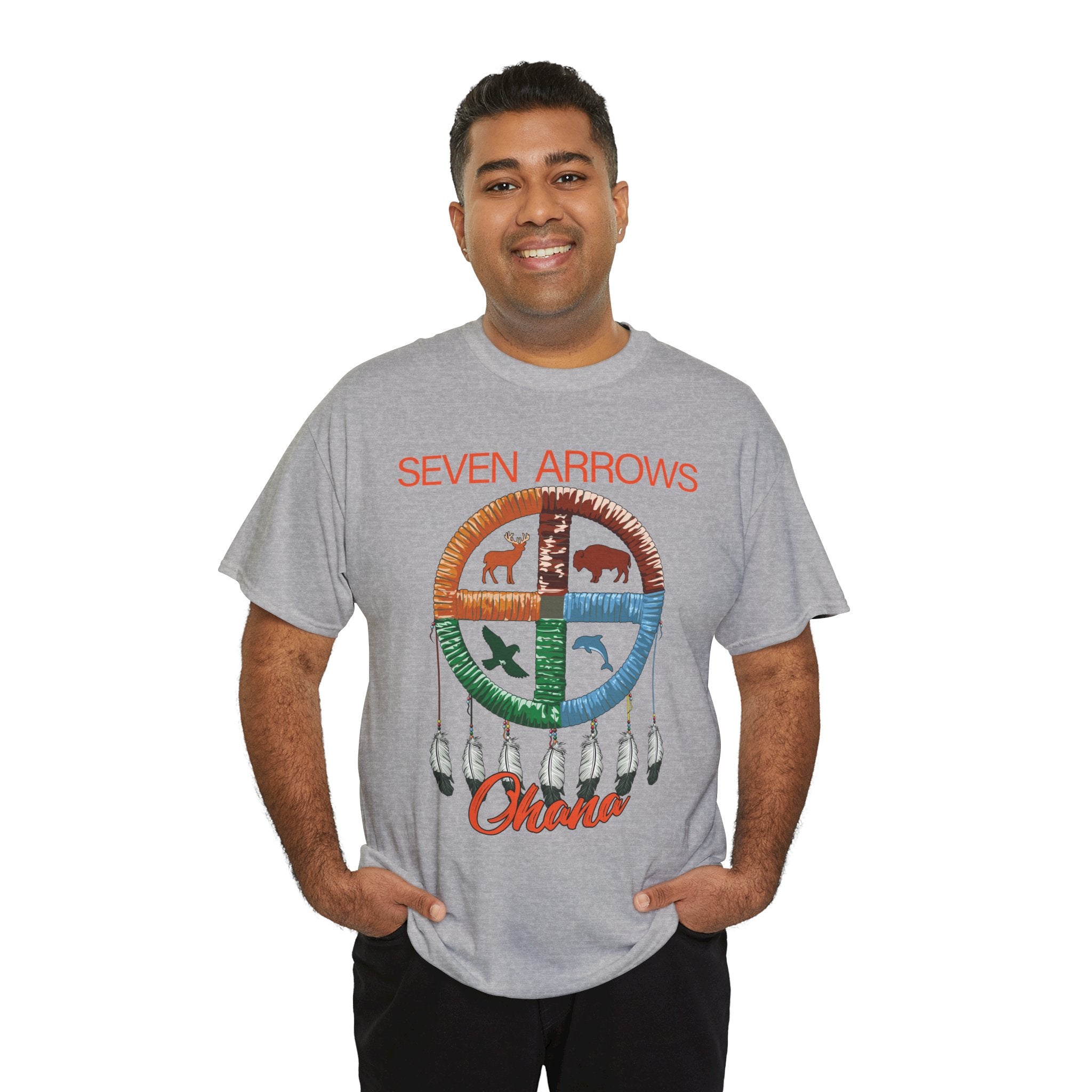 Seven Arrows Ohana — Medicine Wheel Graphic Tee
