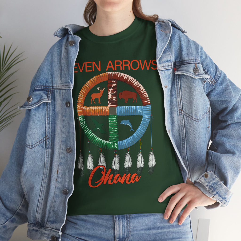 Seven Arrows Ohana — Medicine Wheel Graphic Tee