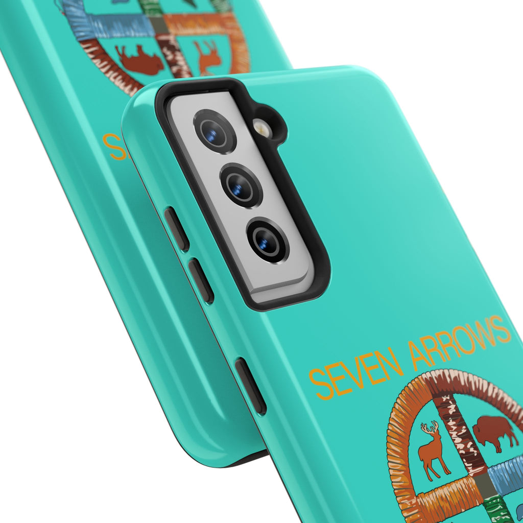 Tough Phone Case — 'Seven Arrows' Medicine Wheel Design (Alumnus)