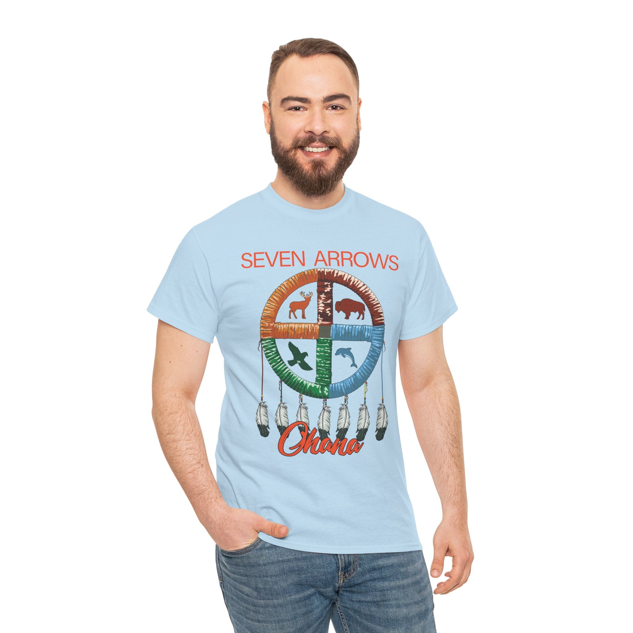 Seven Arrows Ohana — Medicine Wheel Graphic Tee