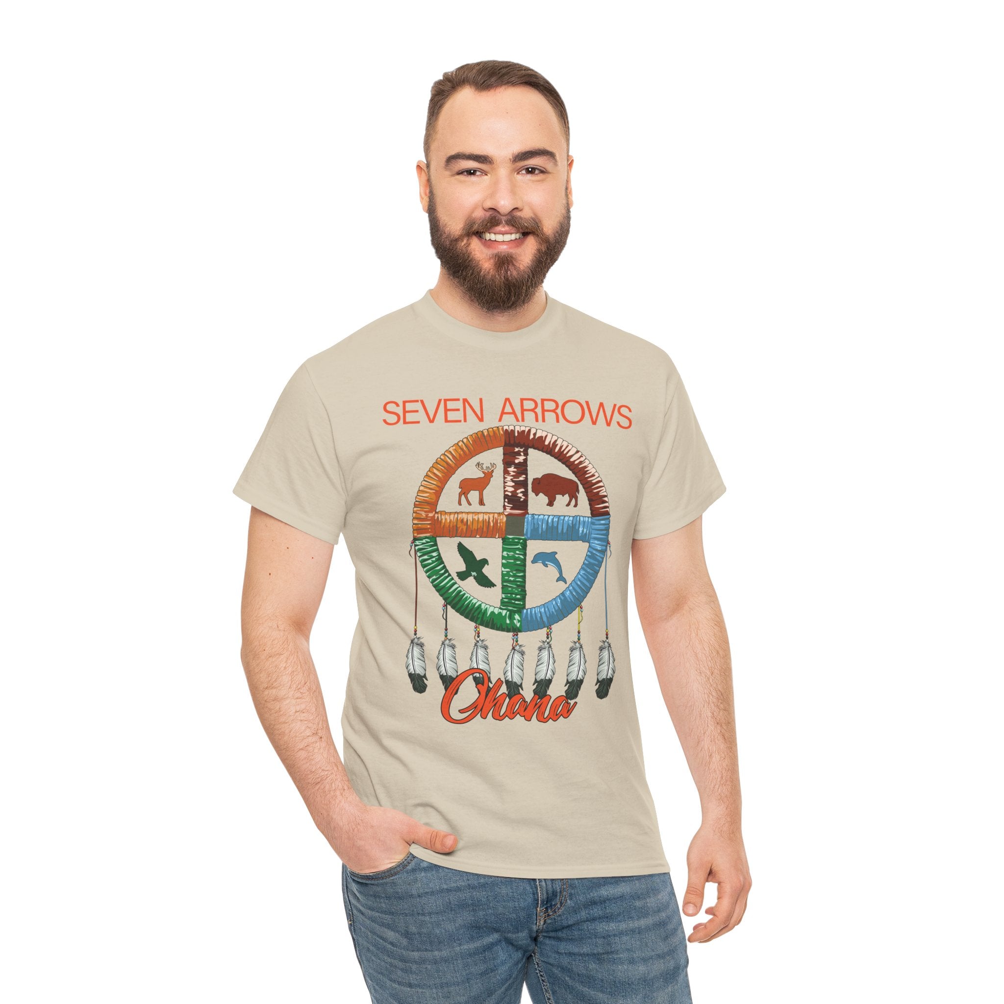 Seven Arrows Ohana — Medicine Wheel Graphic Tee