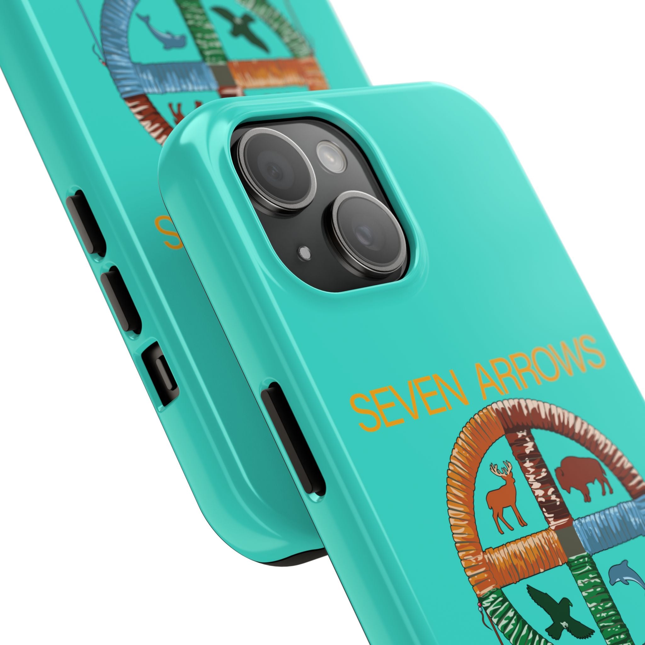 Tough Phone Case — 'Seven Arrows' Medicine Wheel Design (Alumnus)