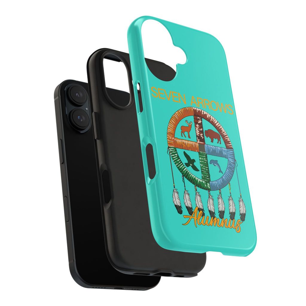 Tough Phone Case — 'Seven Arrows' Medicine Wheel Design (Alumnus)
