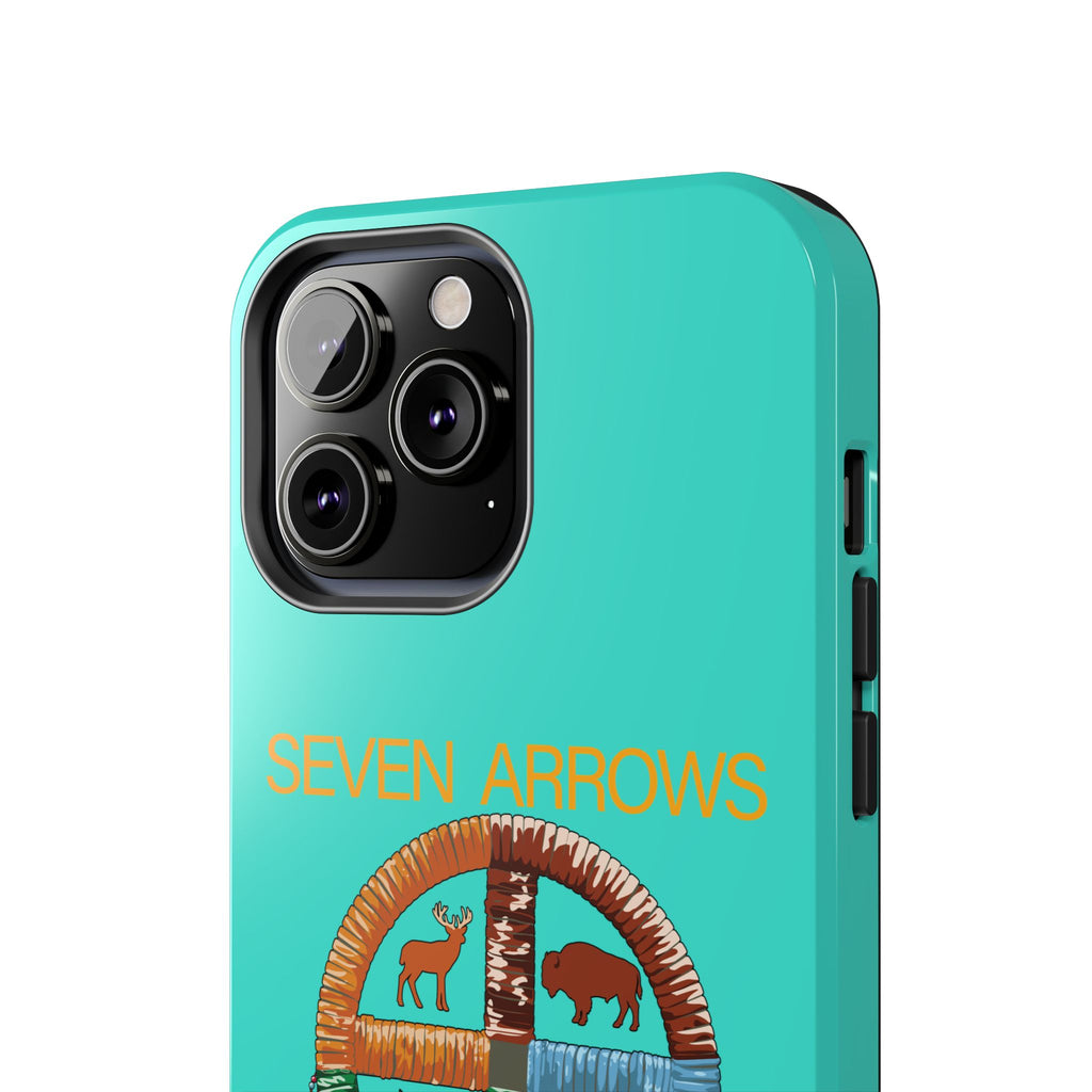 Tough Phone Case — 'Seven Arrows' Medicine Wheel Design (Alumnus)