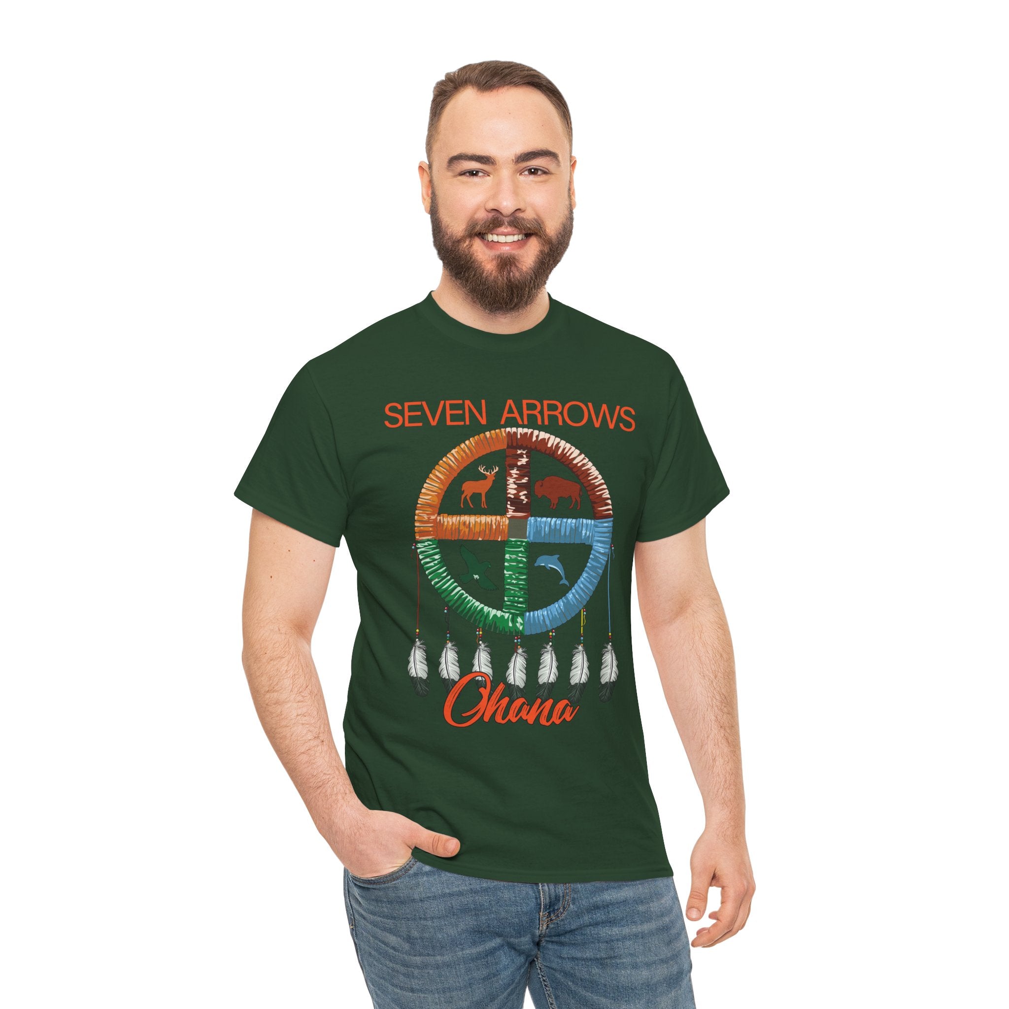 Seven Arrows Ohana — Medicine Wheel Graphic Tee