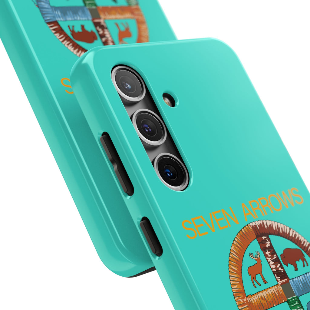 Tough Phone Case — 'Seven Arrows' Medicine Wheel Design (Alumnus)
